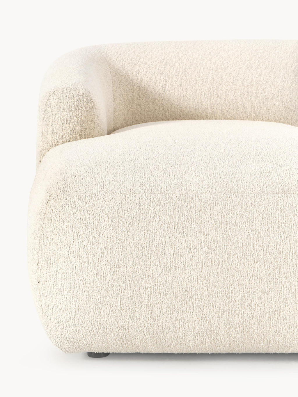 Bouclé-Chaise-Eckmodul Sofia