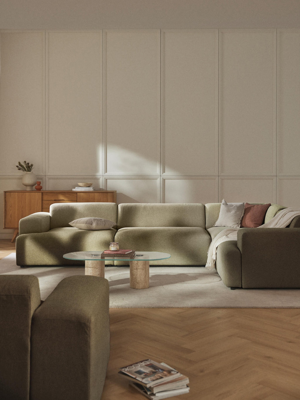 Großes Ecksofa Melva (4-Sitzer)