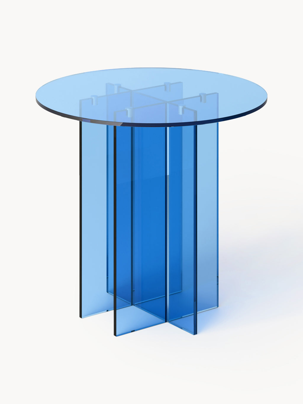 Galeriebild 1 - Runder Esstisch Anouk aus Glas