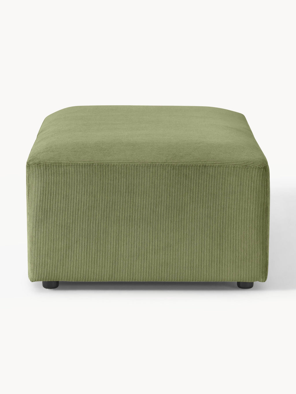 XL Sofa-Hocker Melva aus Cord, B 116 x T 72 cm