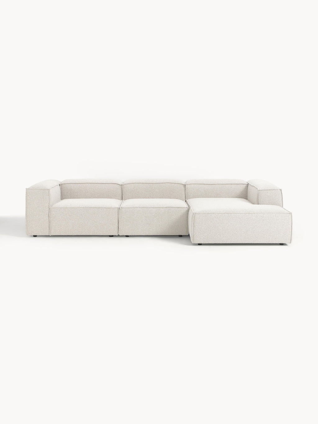 Galeriebild 1 - Modulares Bouclé-Ecksofa Lennon (4-Sitzer)