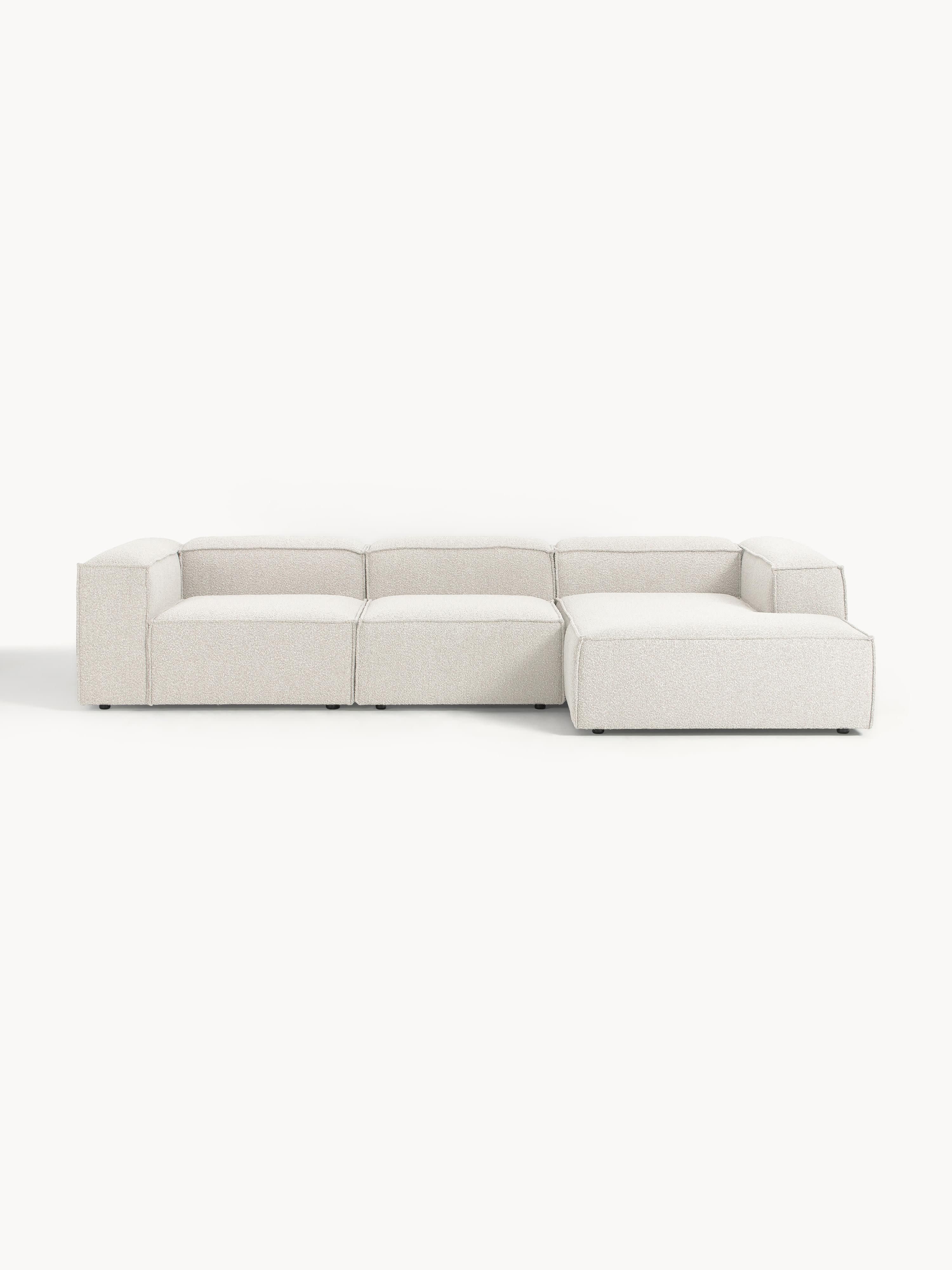 Galeriebild 1 - Modulares Bouclé-Ecksofa Lennon (4-Sitzer)