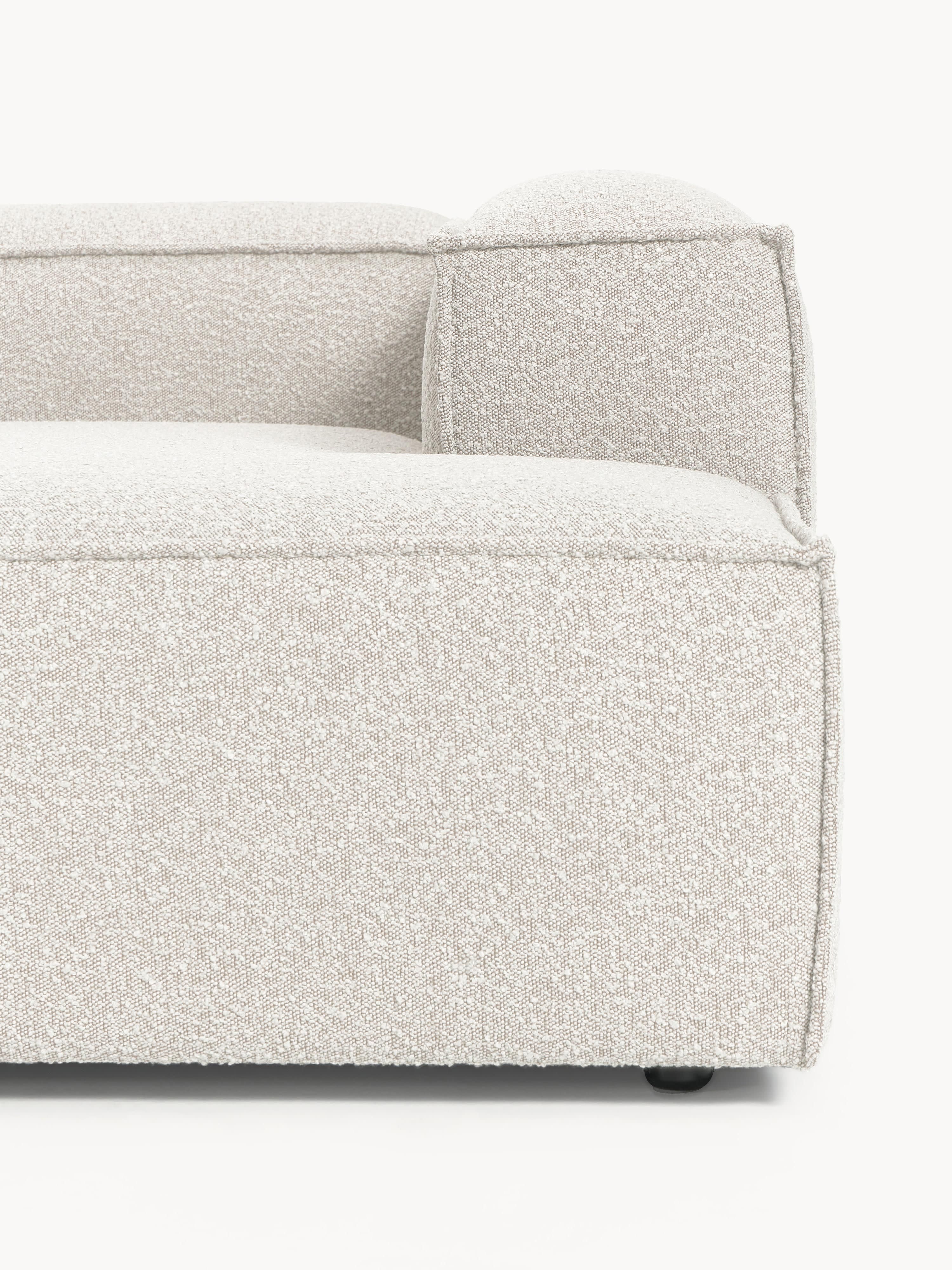Modulares Bouclé-Ecksofa Lennon (4-Sitzer)