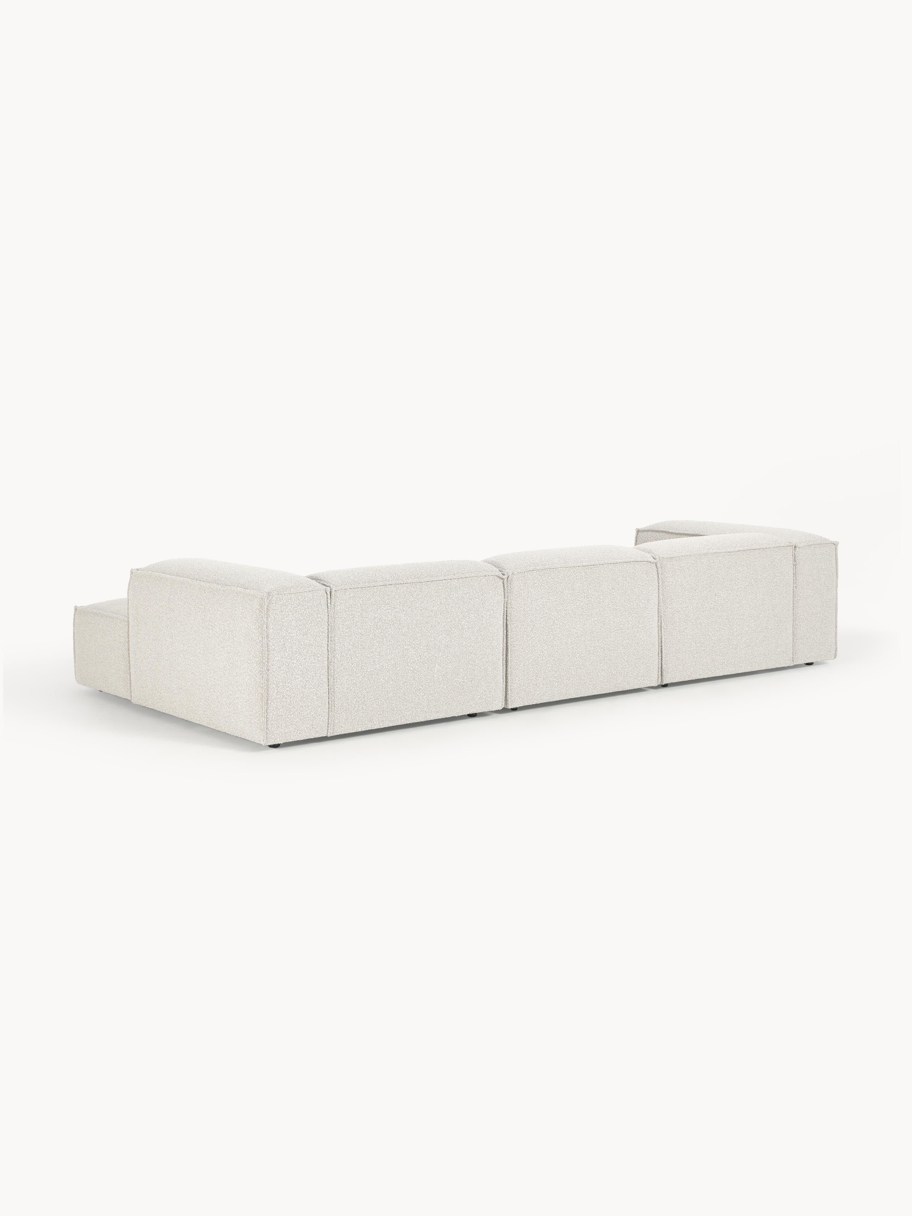 Modulares Bouclé-Ecksofa Lennon (4-Sitzer)