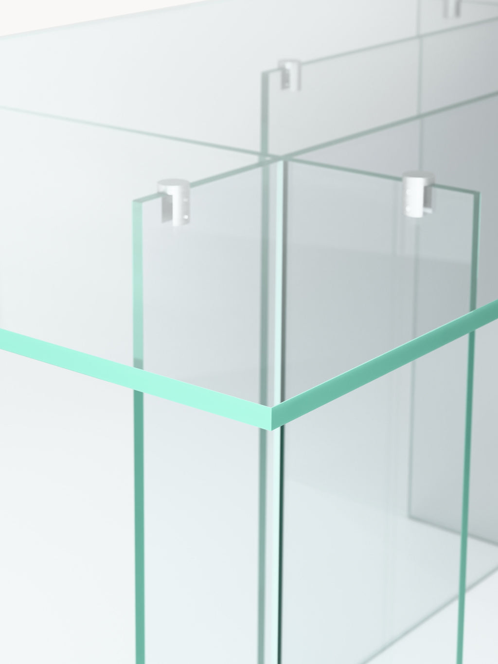 Esstisch Anouk aus Glas, 180 x 90 cm