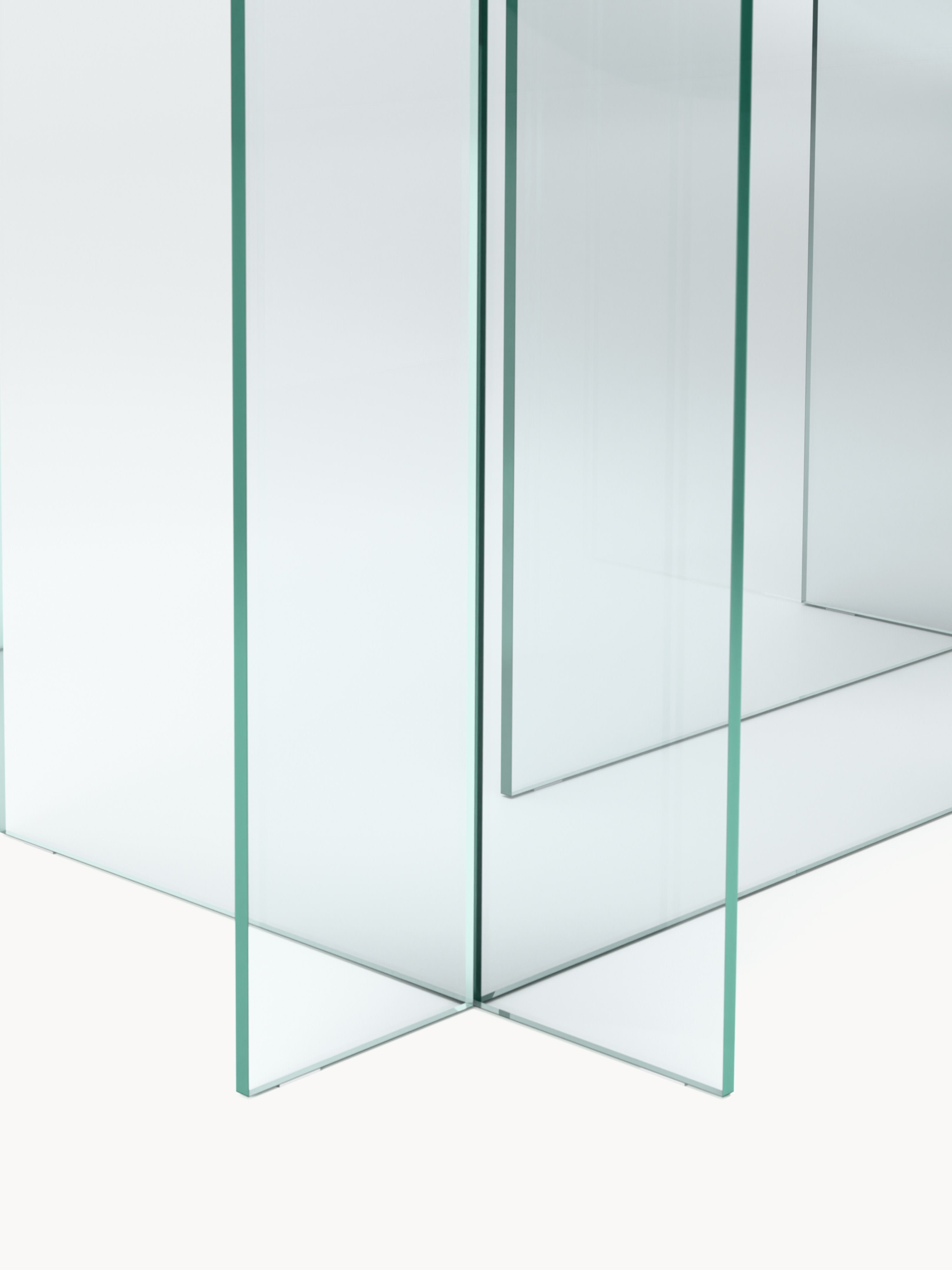 Esstisch Anouk aus Glas, 180 x 90 cm