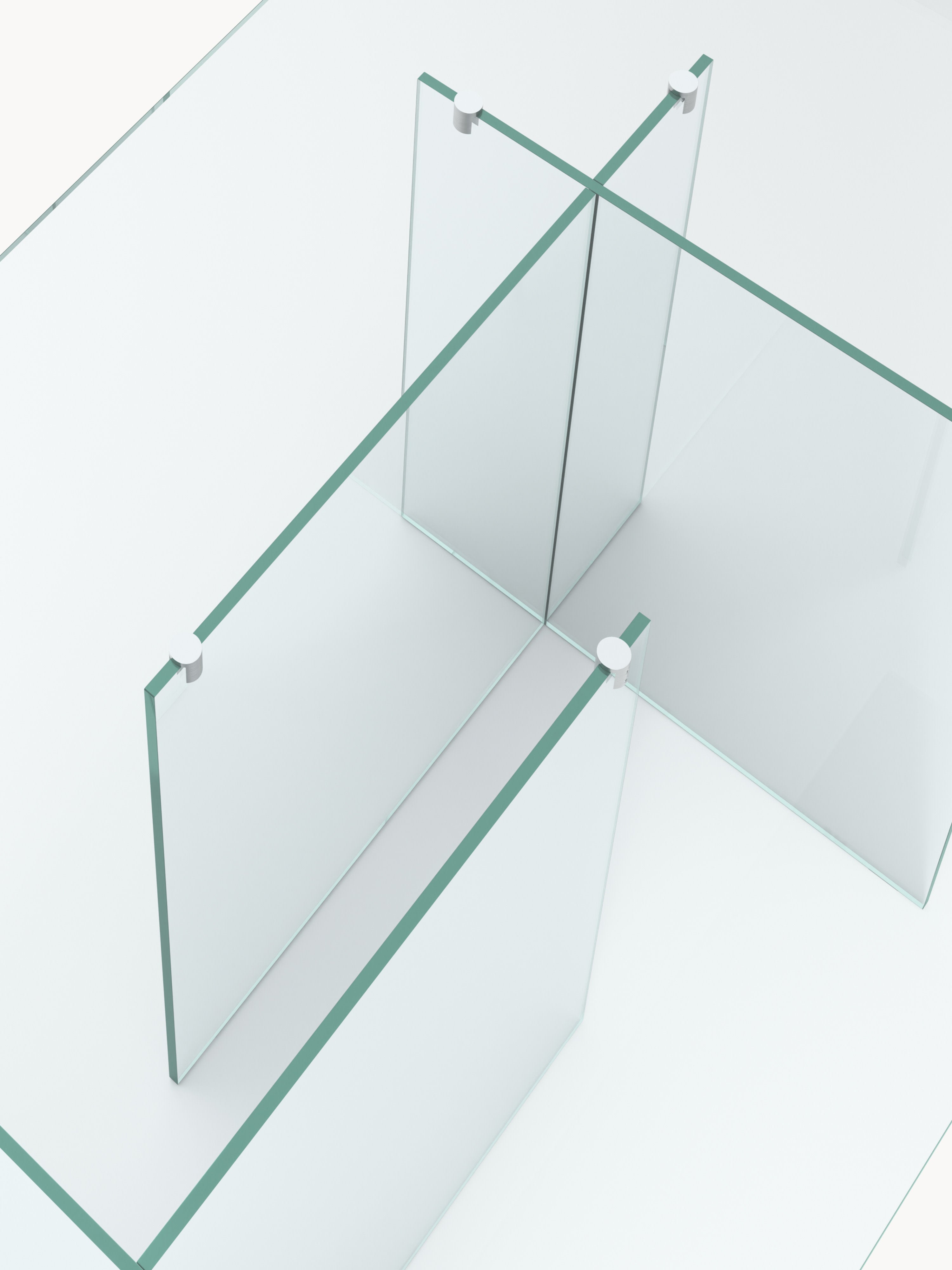 Esstisch Anouk aus Glas, 180 x 90 cm
