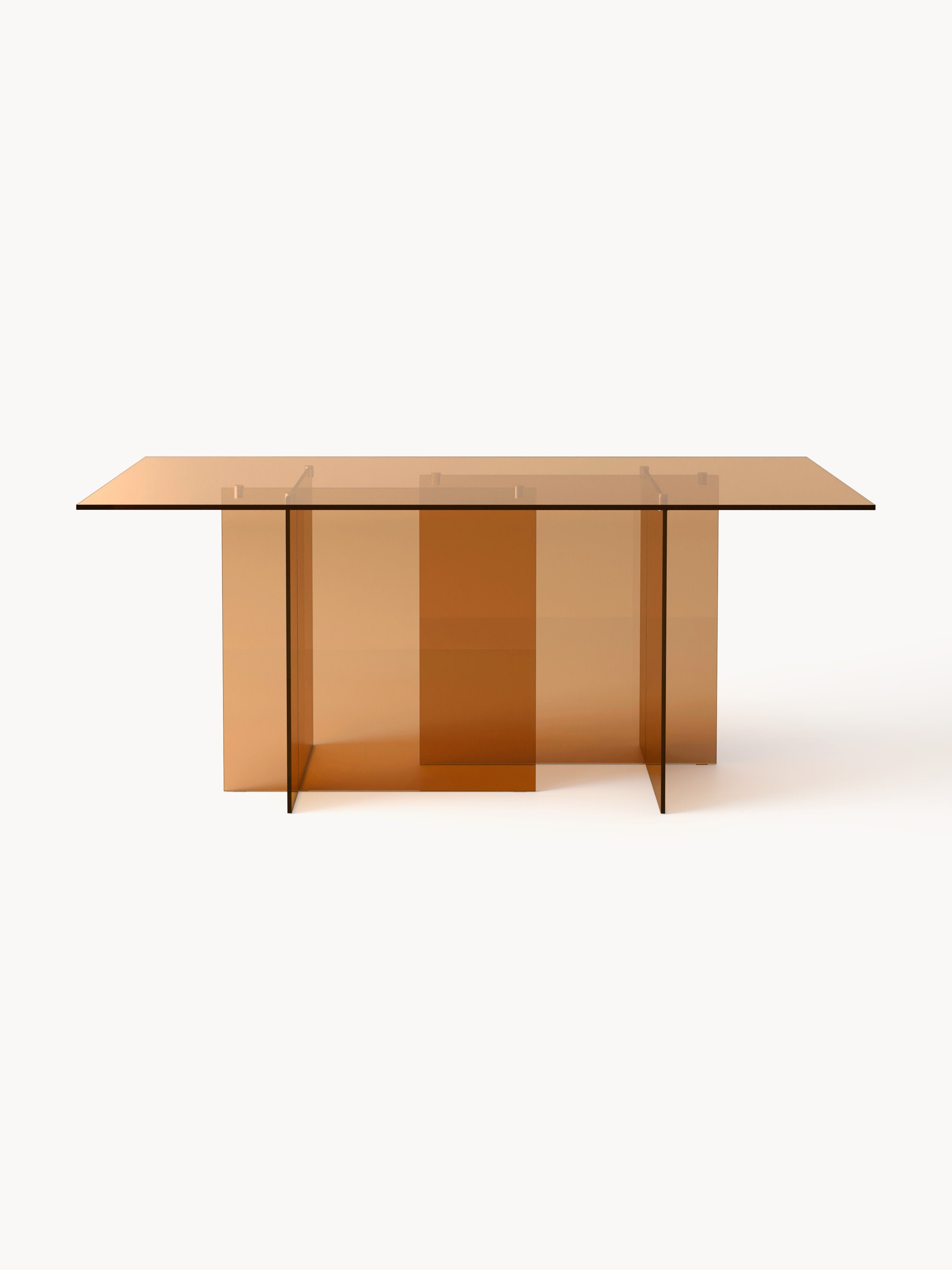 Esstisch Anouk aus Glas, 180 x 90 cm