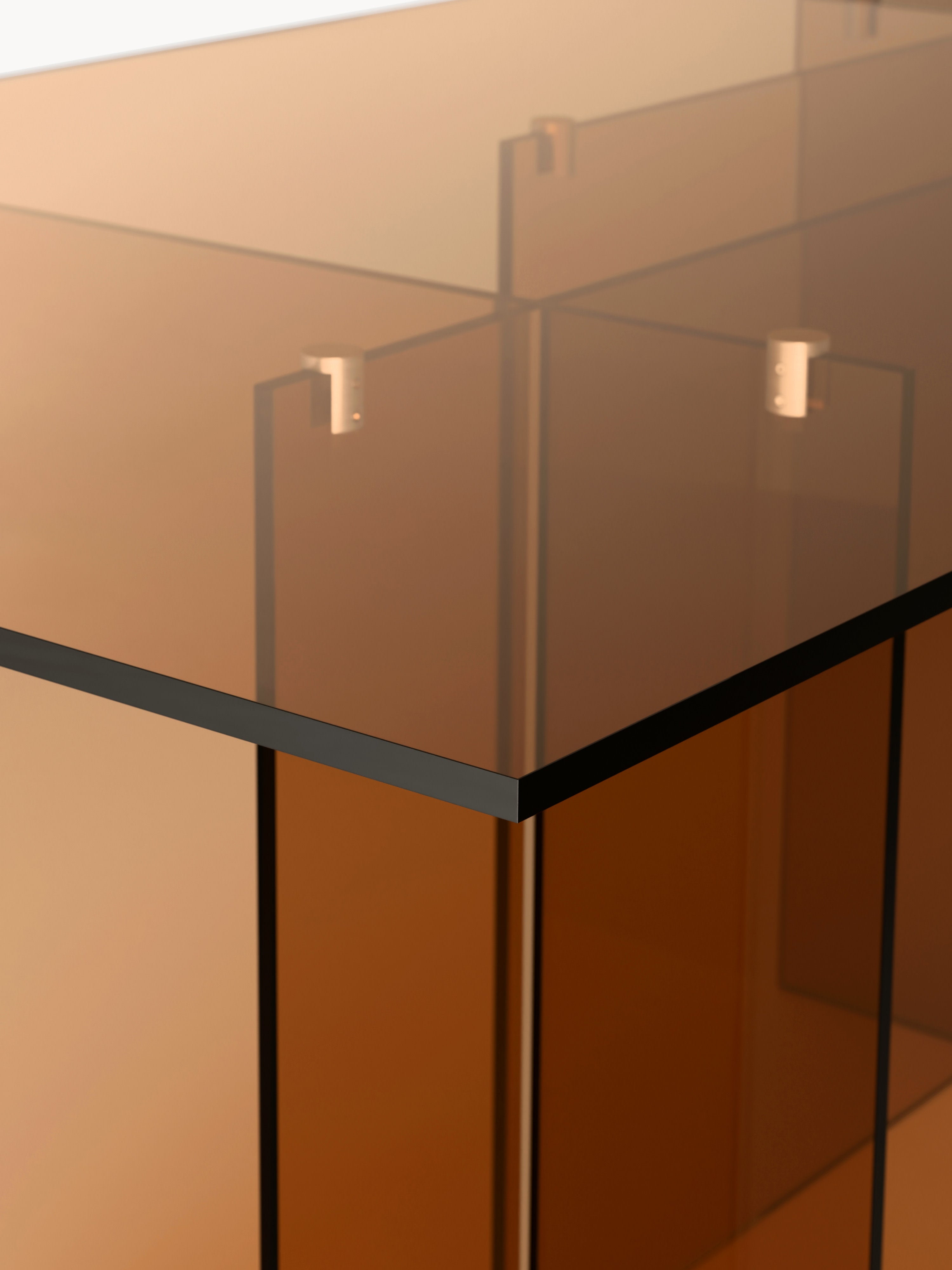 Esstisch Anouk aus Glas, 180 x 90 cm