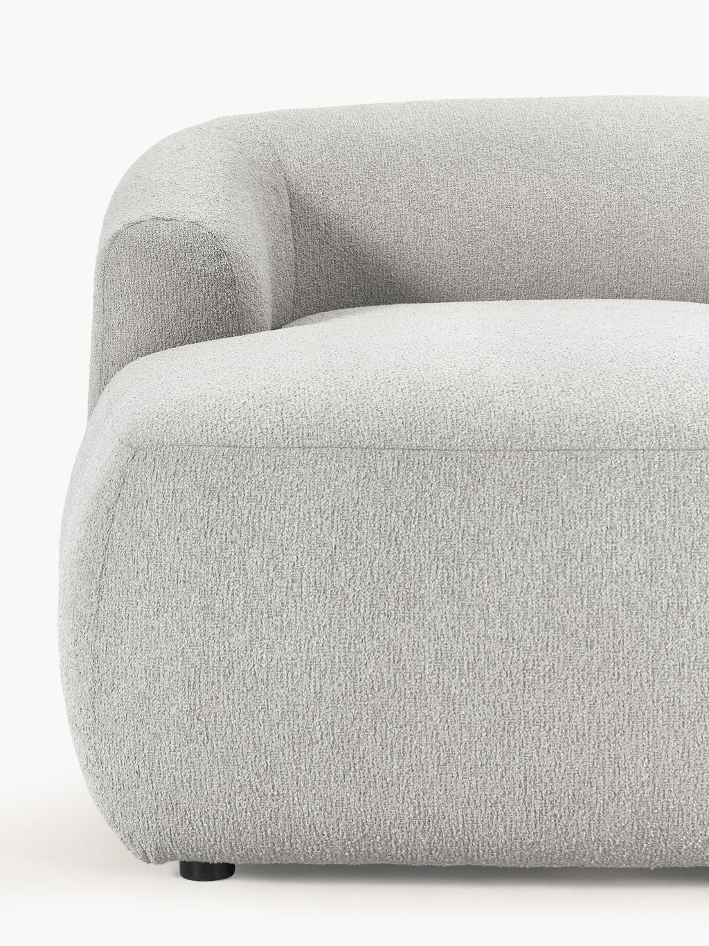 Bouclé-Chaise-Eckmodul Sofia