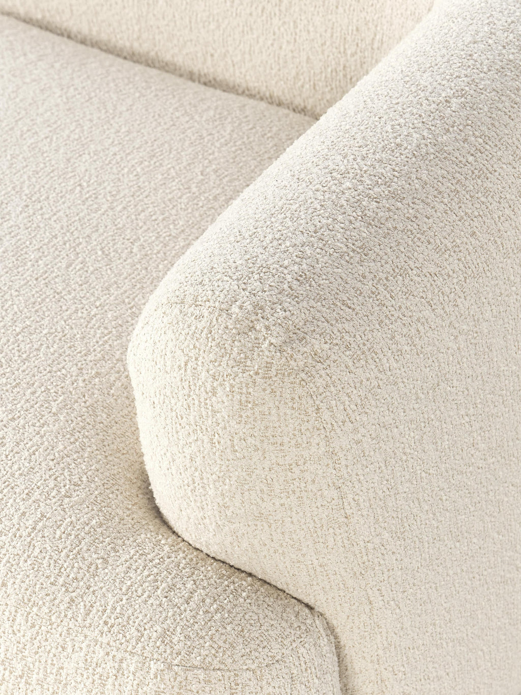 Modulare Bouclé-Chaise Sofia (2-Sitzer)