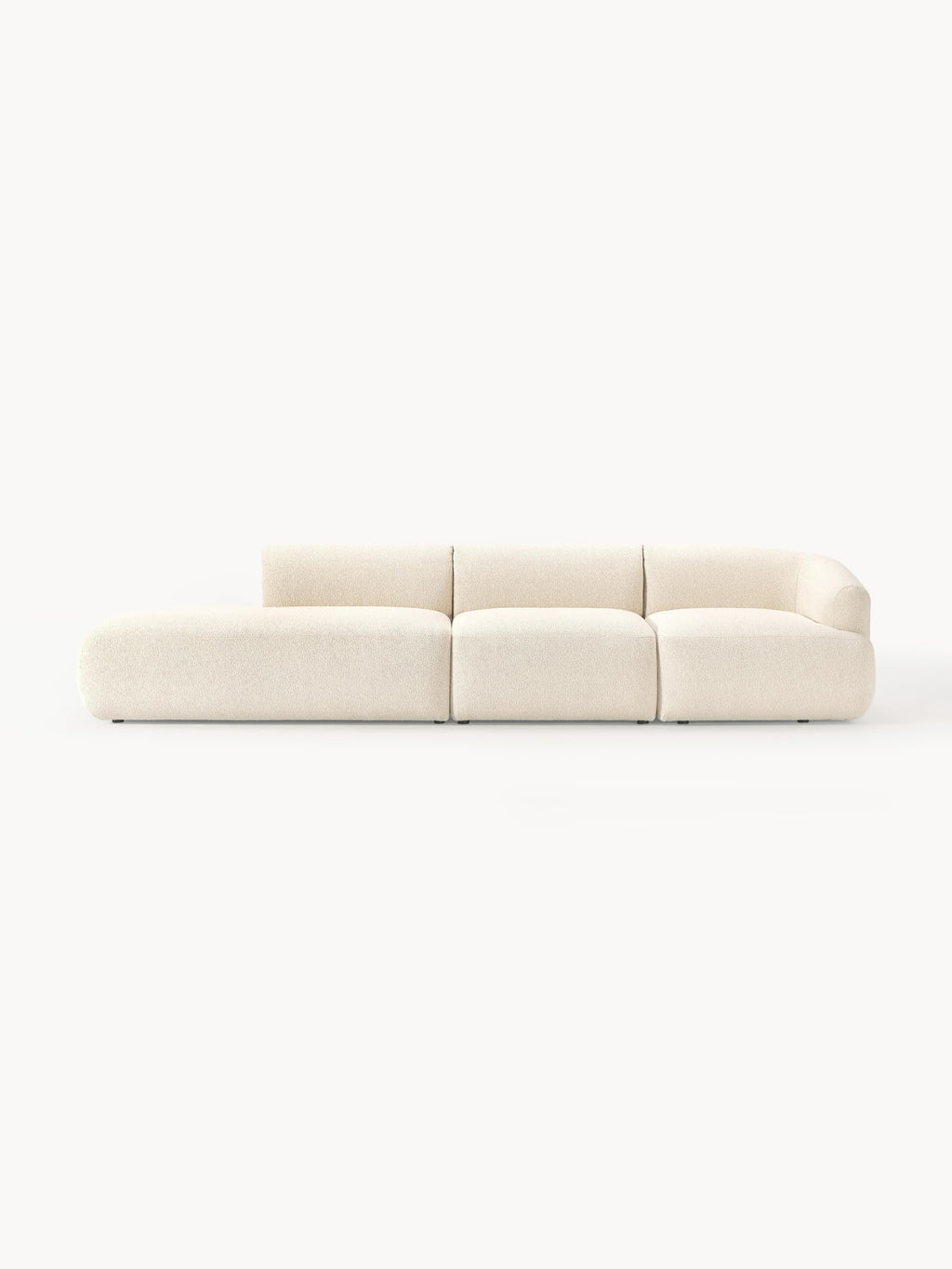 Galeriebild 1 - Modulare Bouclé-Chaise Sofia (2-Sitzer)
