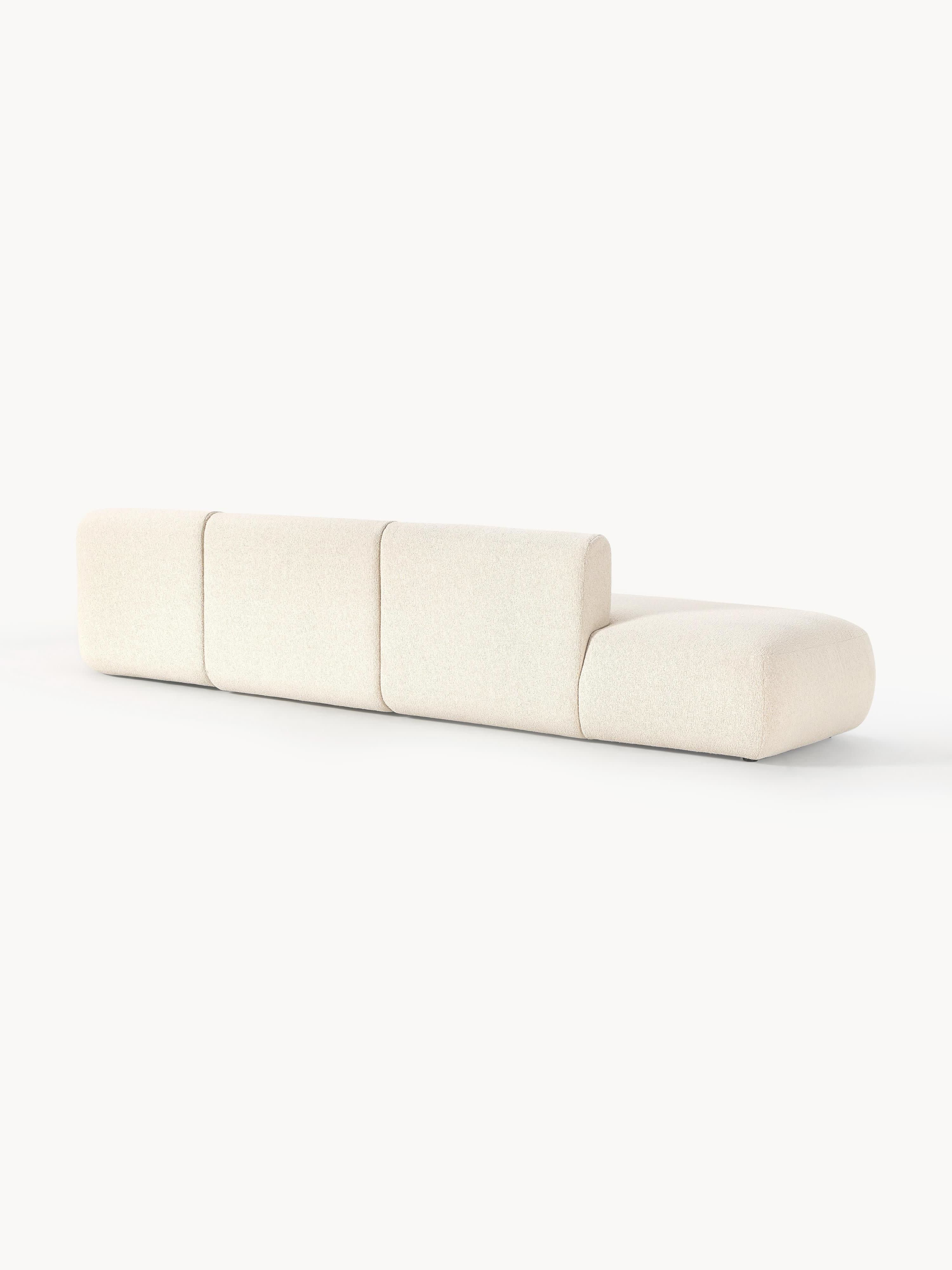 Modulare Bouclé-Chaise Sofia (2-Sitzer)