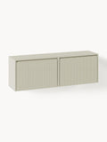 Galeriebild 1 - Wand-Schuhschrank Shea mit Klappfächern und geriffelter Front