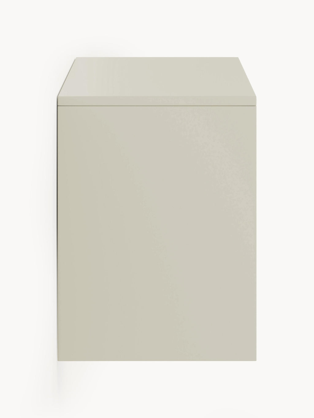 Wand-Schuhschrank Shea mit Klappfächern und geriffelter Front