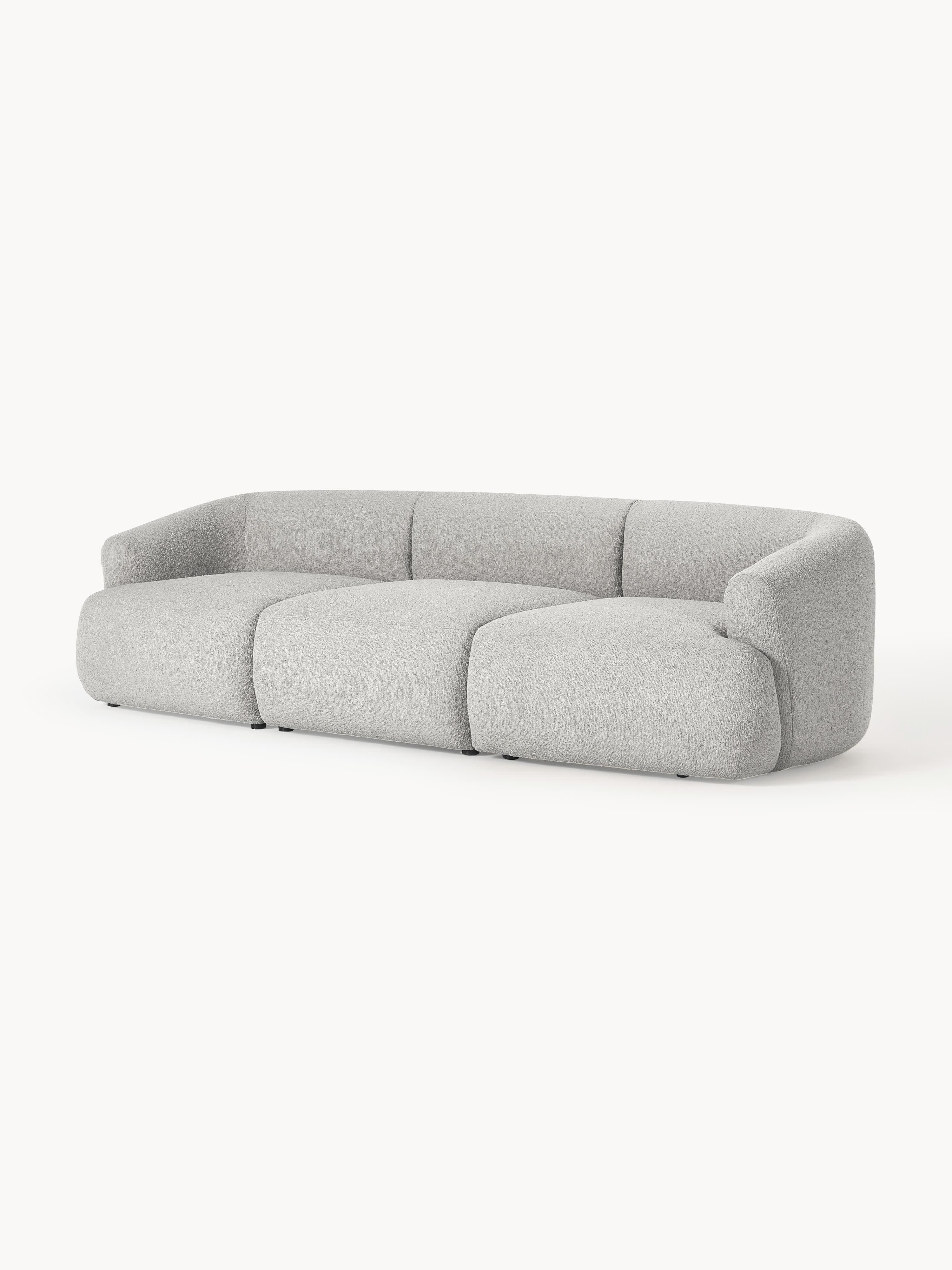 Modulares Bouclé-Sofa Sofia (3-Sitzer)