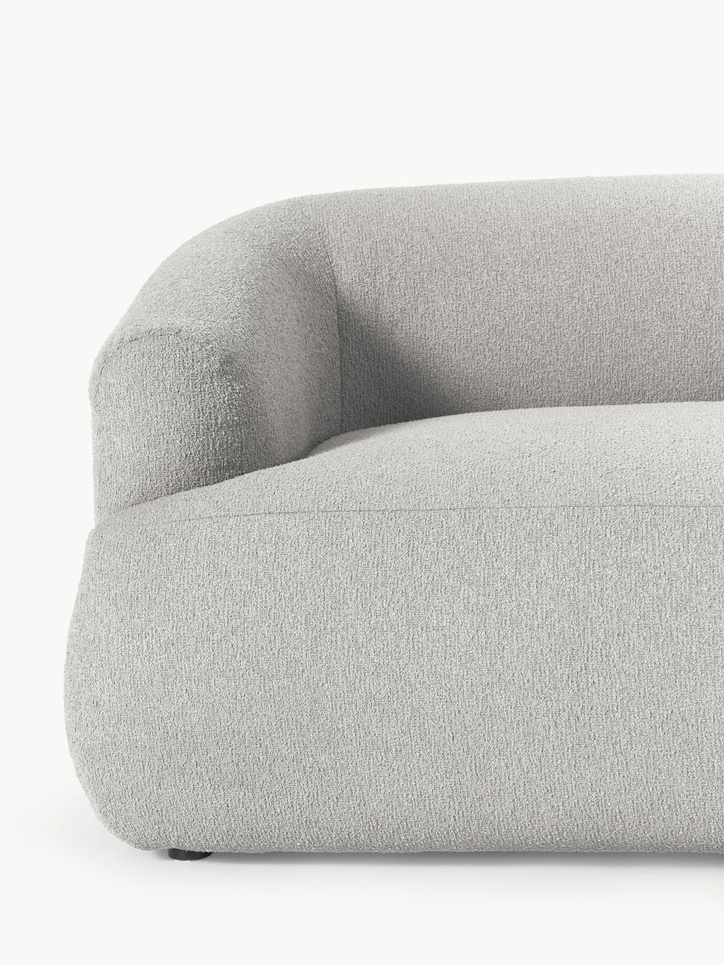Modulares Bouclé-Sofa Sofia (3-Sitzer)