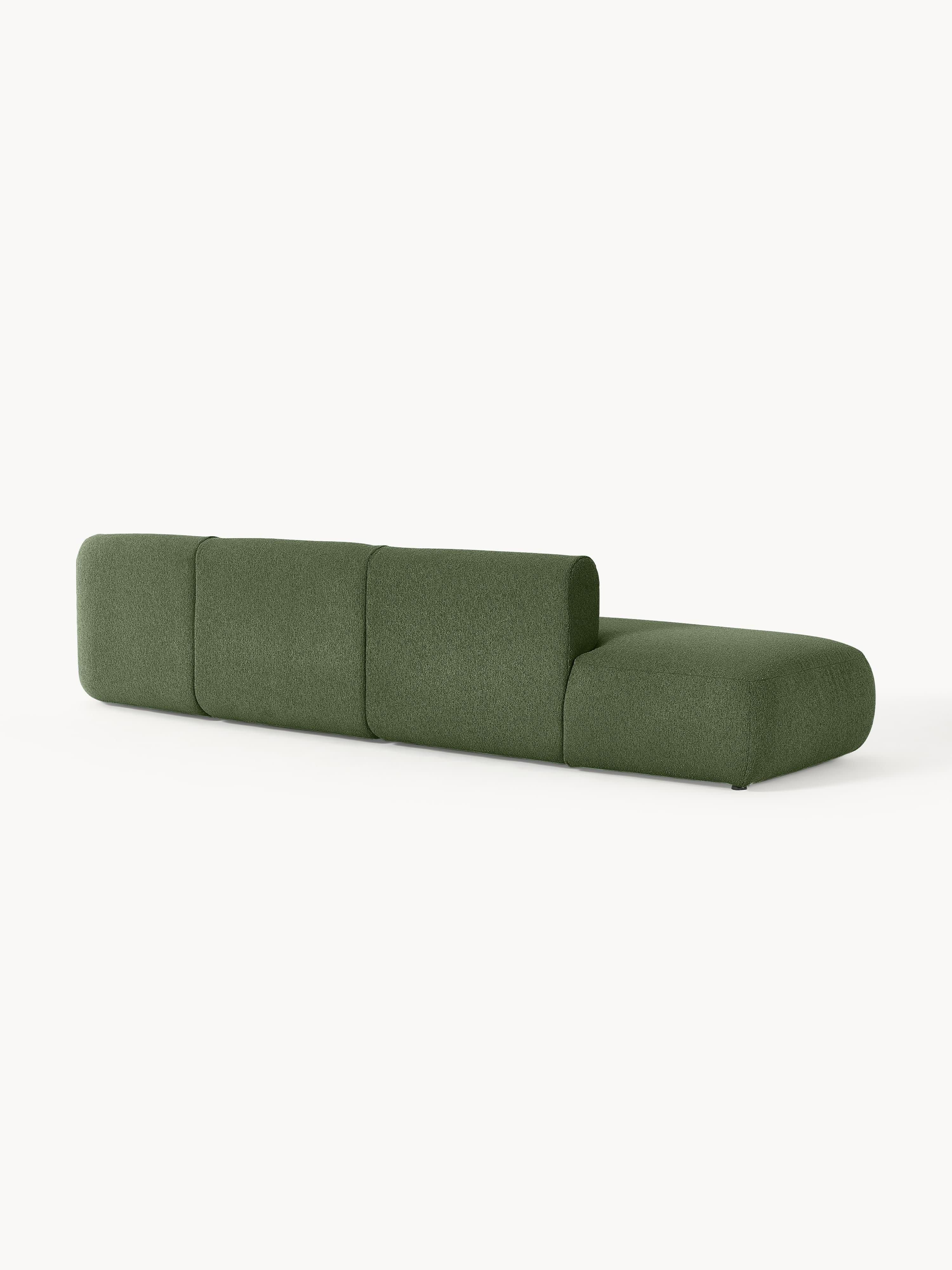 Modulare Bouclé-Chaise Sofia (2-Sitzer)