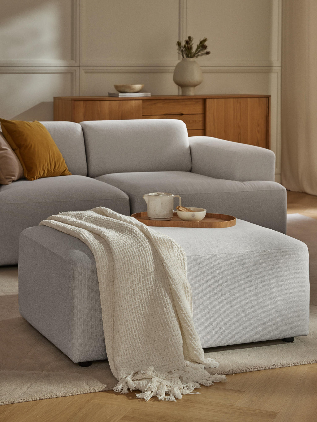 Hocker Melva, B 99 x T 72 cm