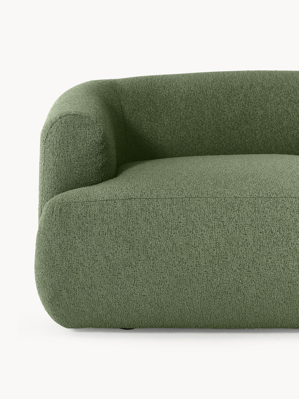 Modulares Bouclé-Ecksofa Sofia (4-Sitzer)