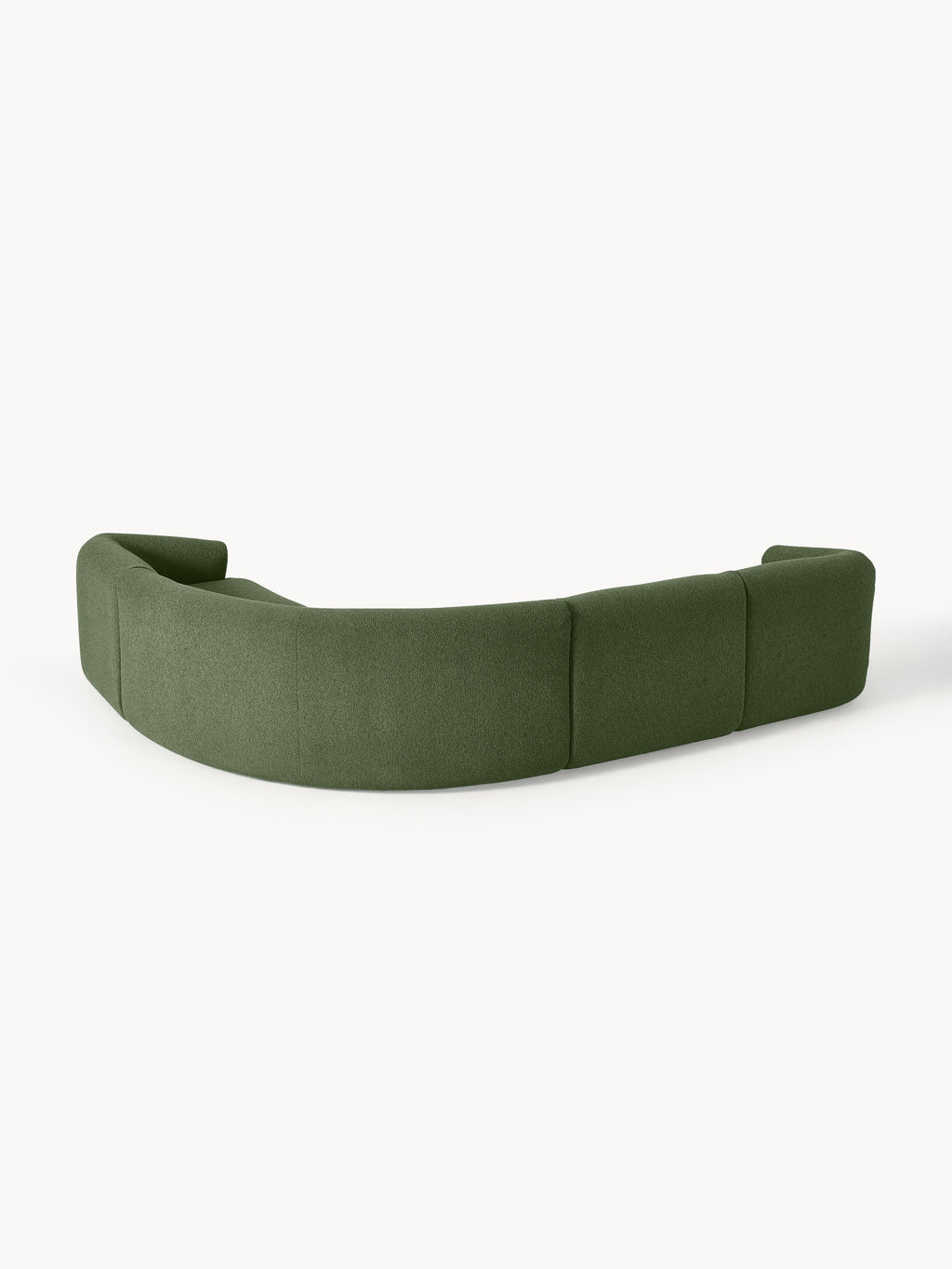 Modulares Bouclé-Ecksofa Sofia (4-Sitzer)