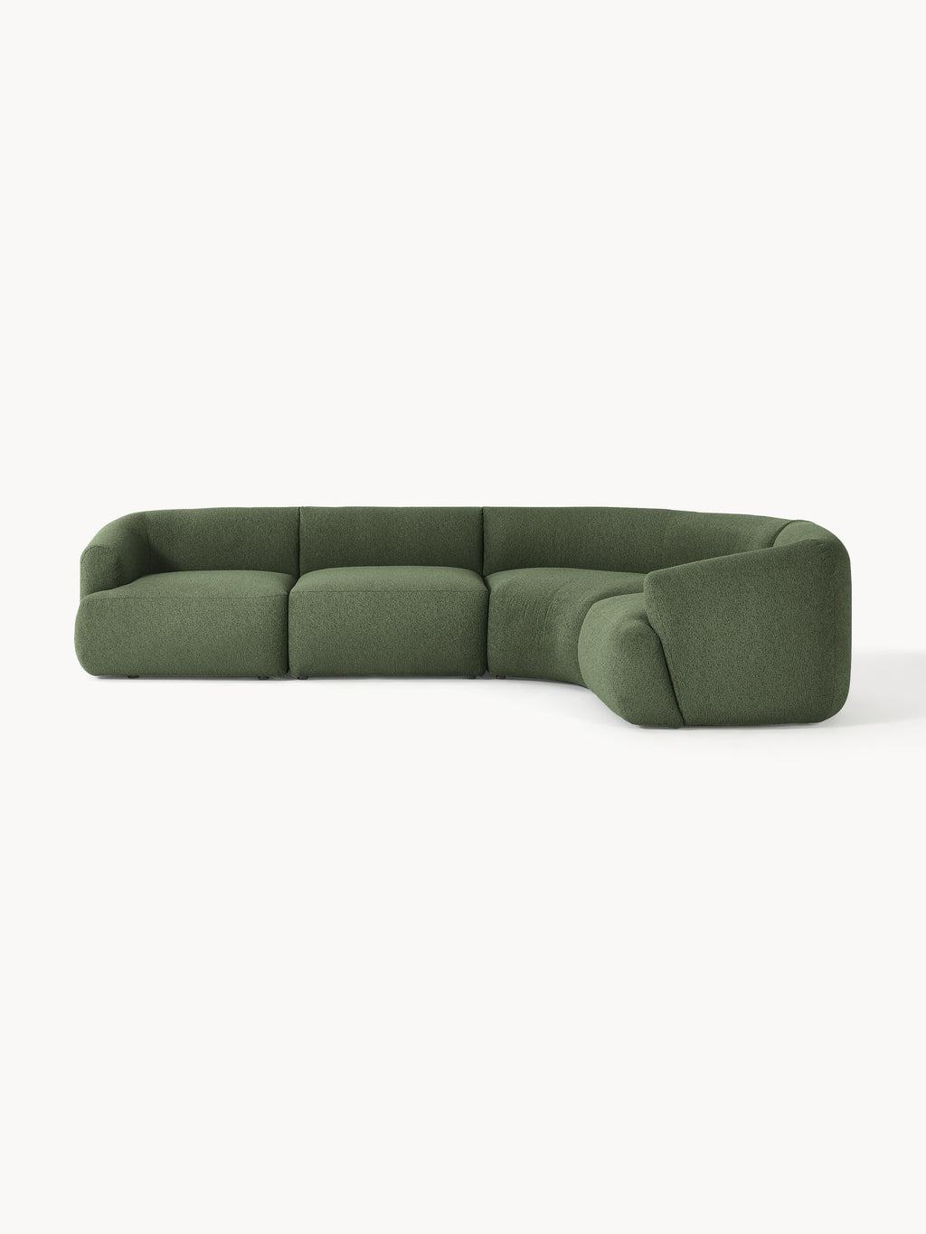 Galeriebild 1 - Modulares Bouclé-Ecksofa Sofia (4-Sitzer)