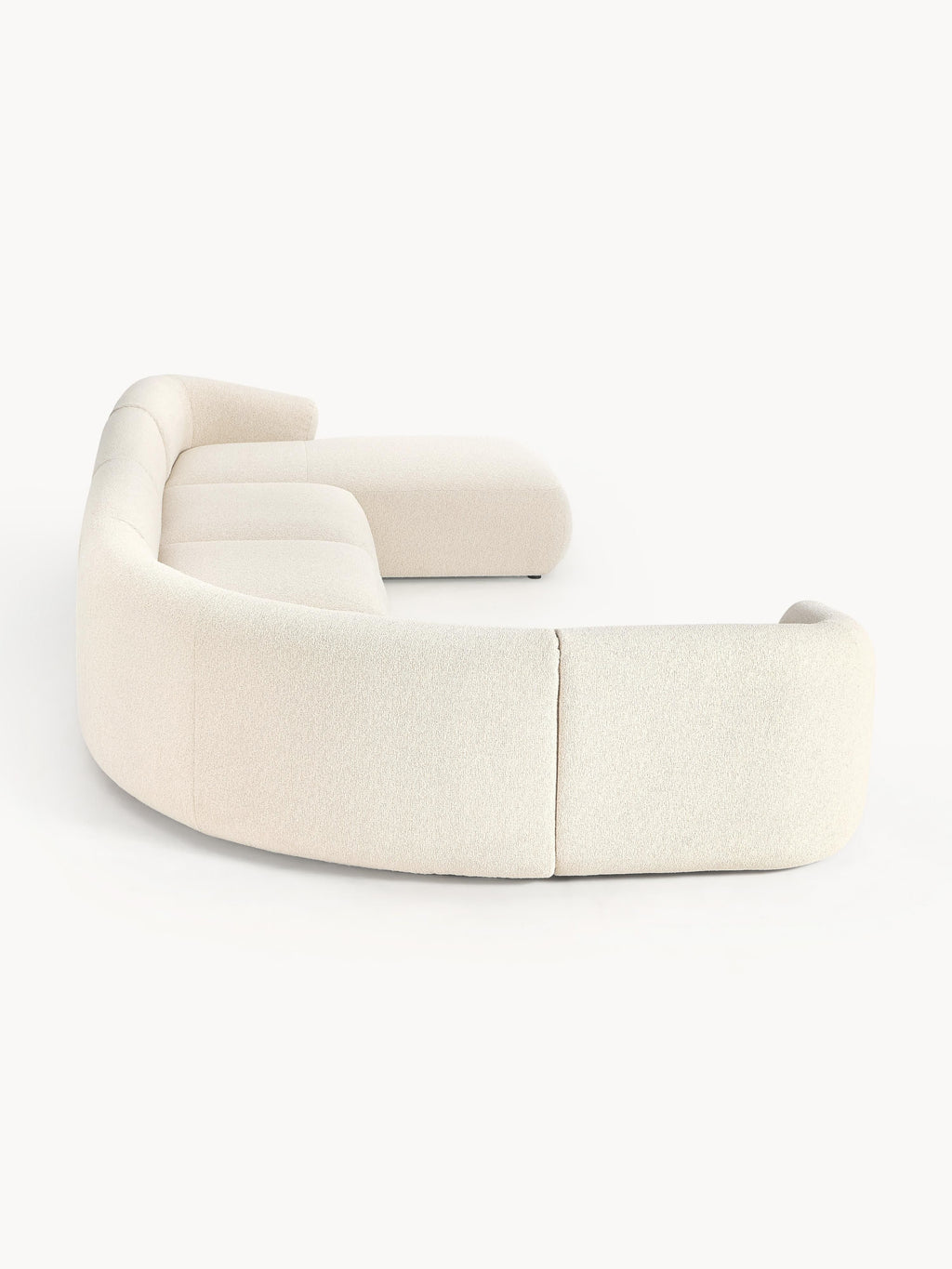 Modulares Bouclé-XL-Sofa Sofia