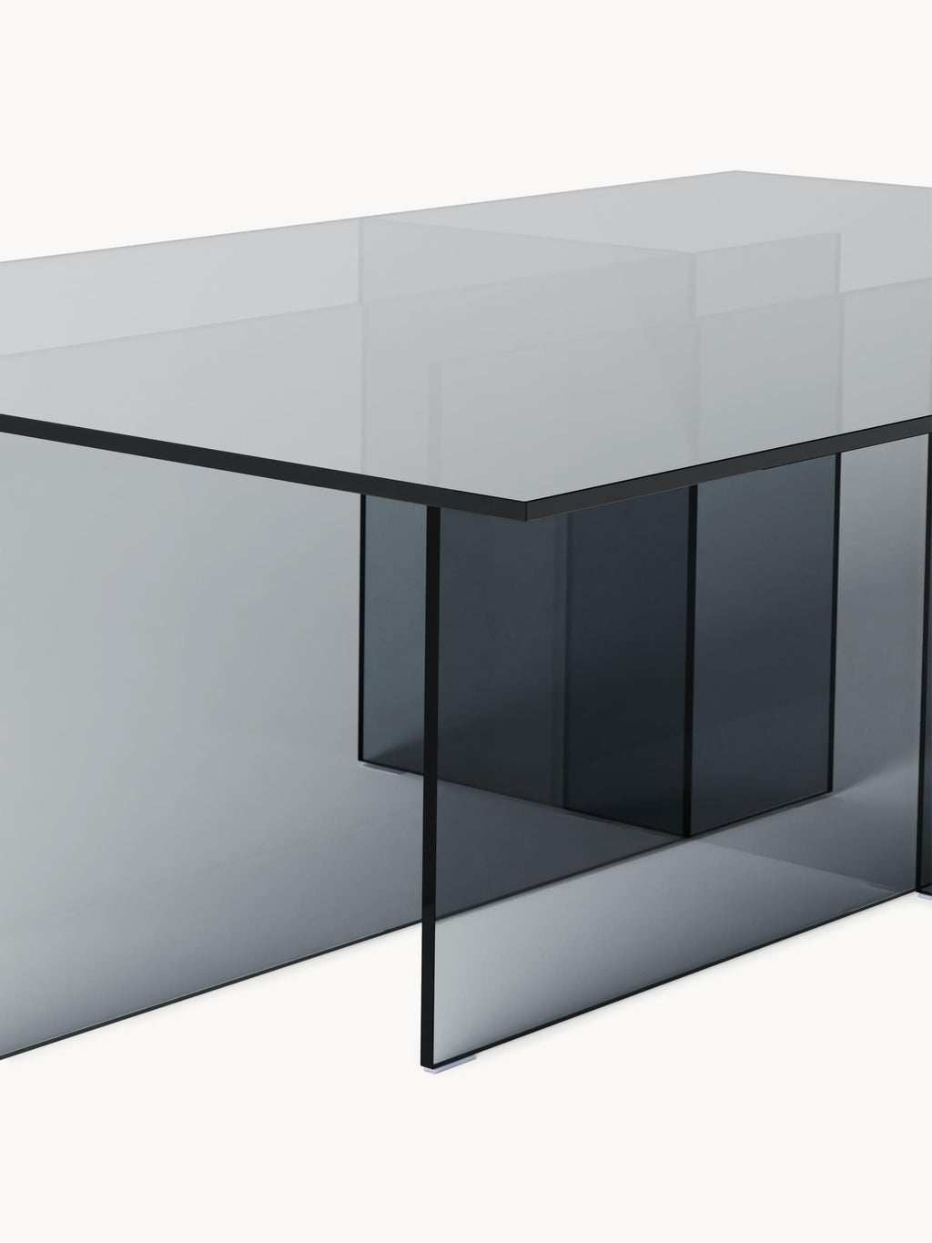 Glas-Couchtisch Anouk, B 102 cm