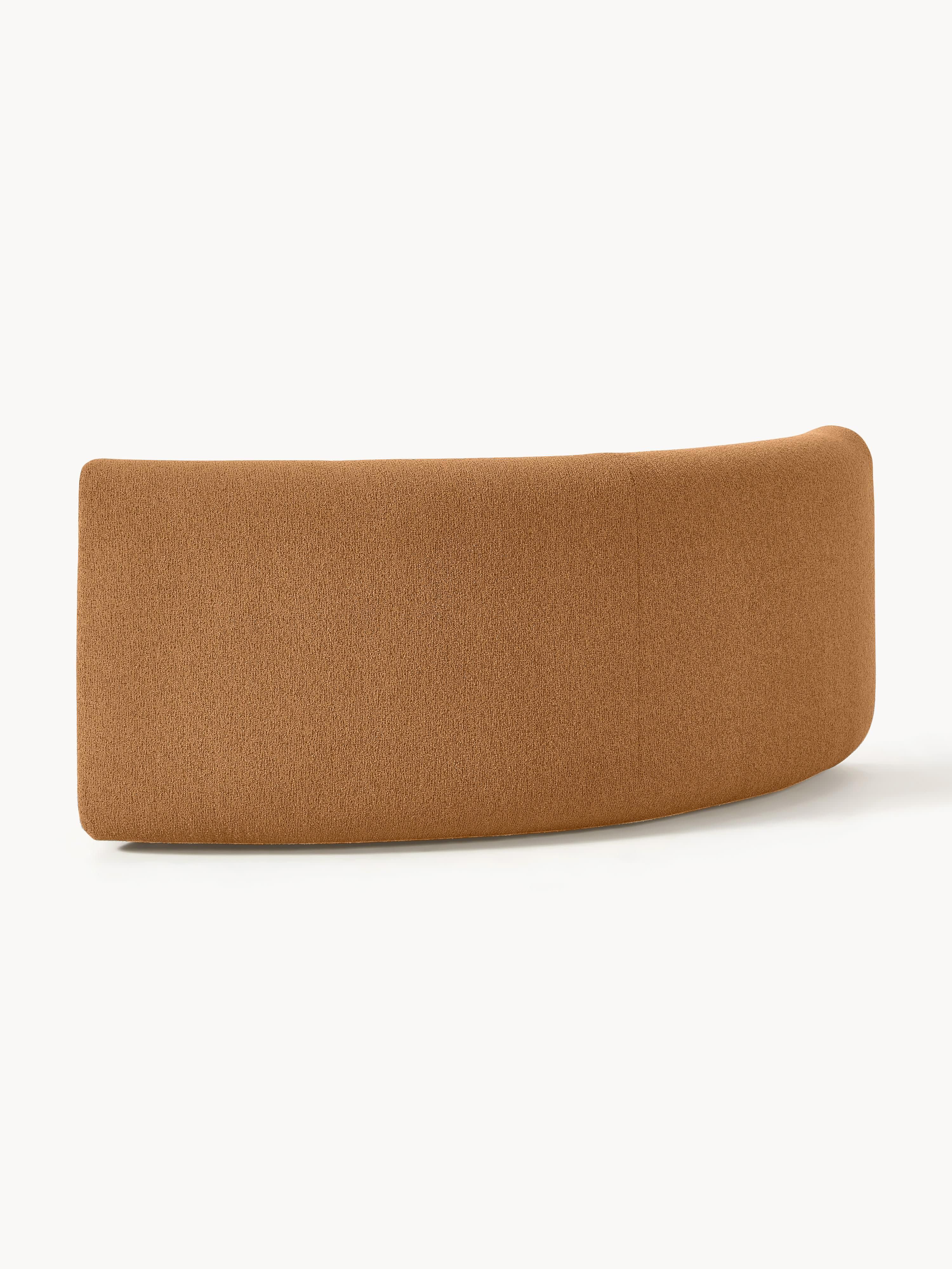 Rundes Bouclé-Eckmodul Sofia
