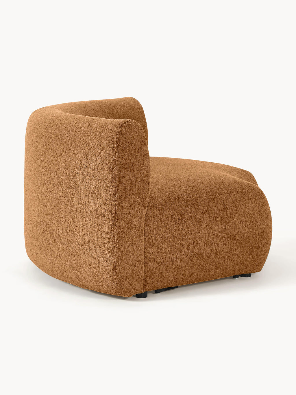 Rundes Bouclé-Eckmodul Sofia