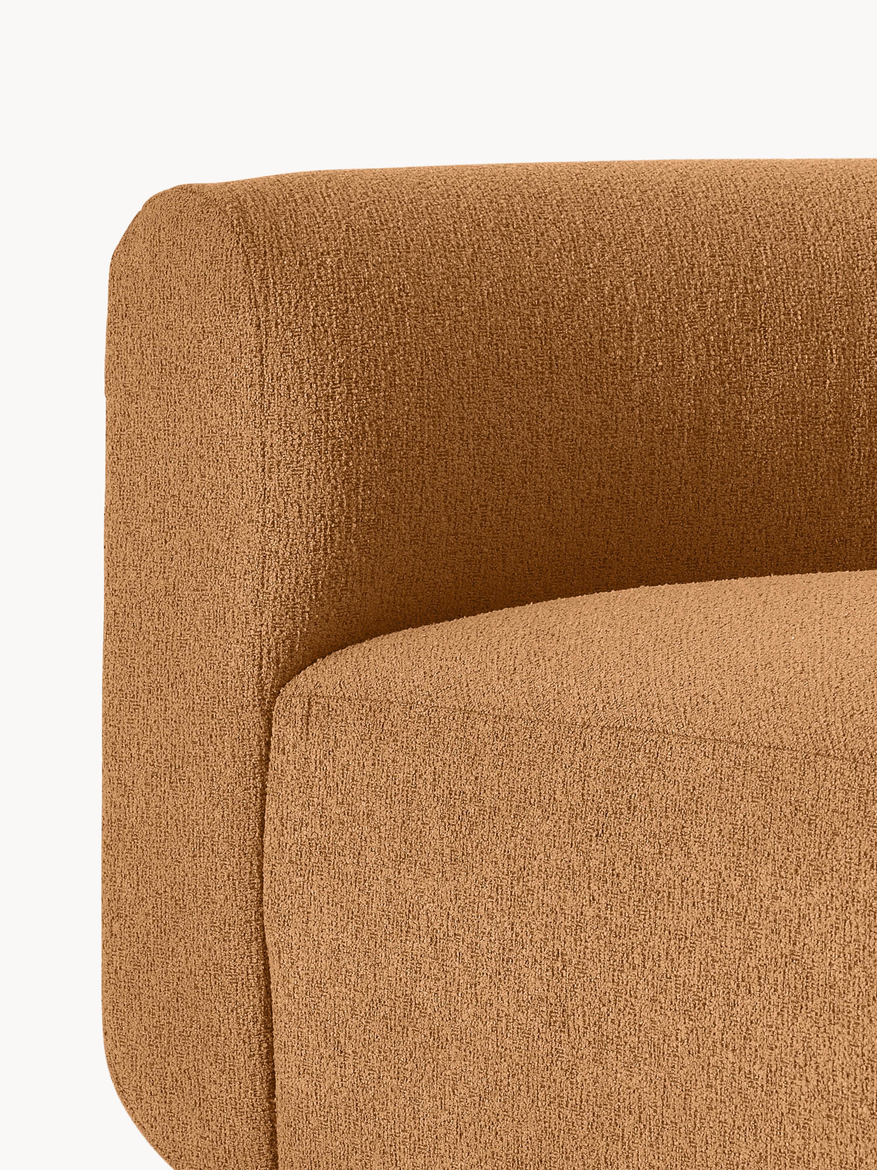Rundes Bouclé-Eckmodul Sofia