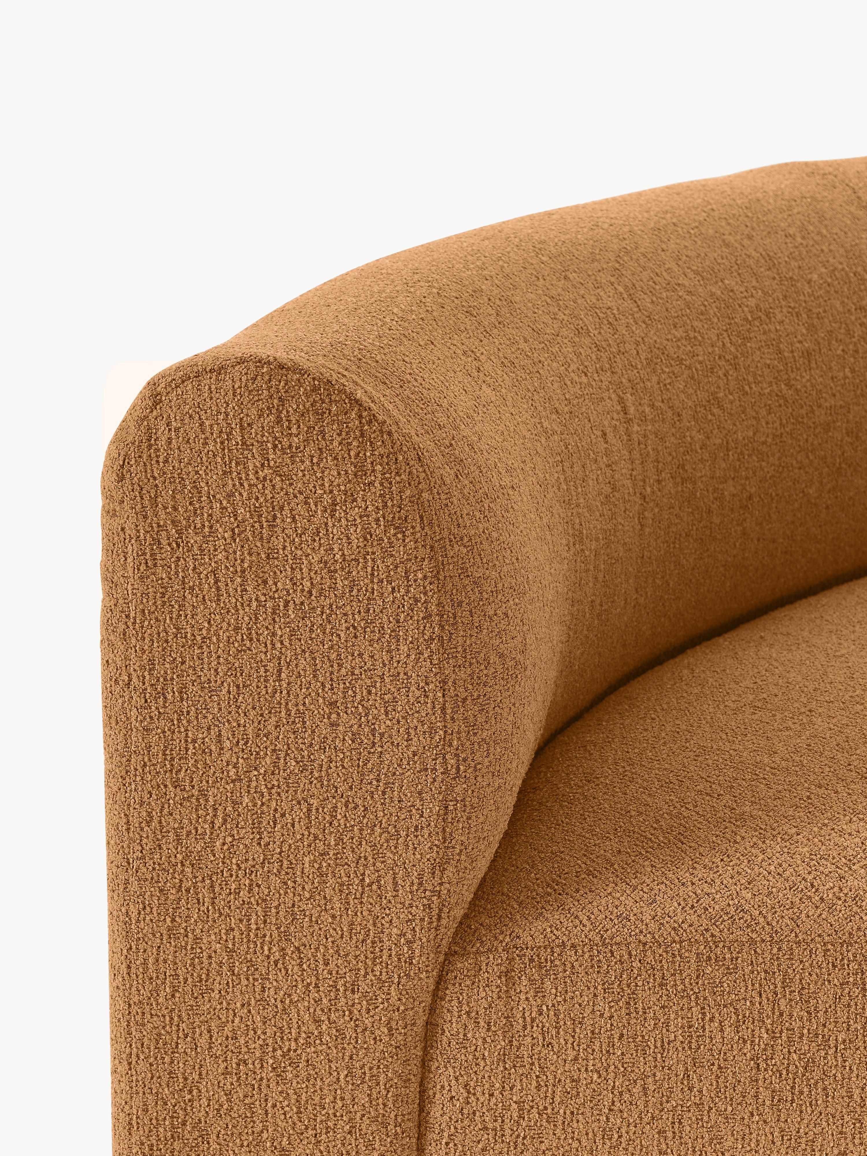 Rundes Bouclé-Eckmodul Sofia