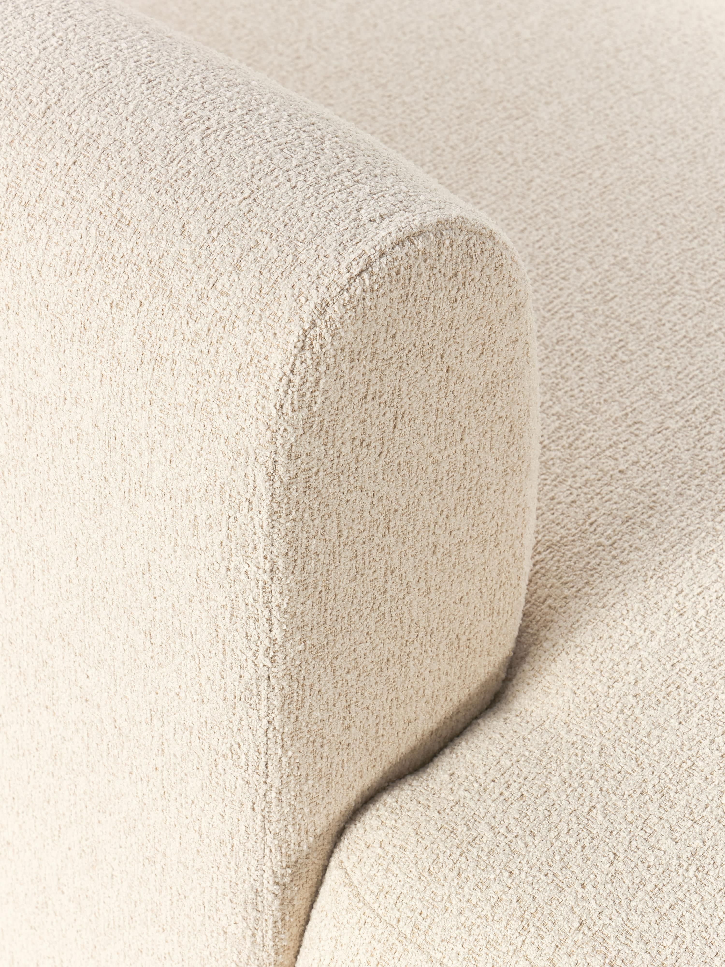 Modulares Bouclé-Ecksofa Sofia (4-Sitzer)