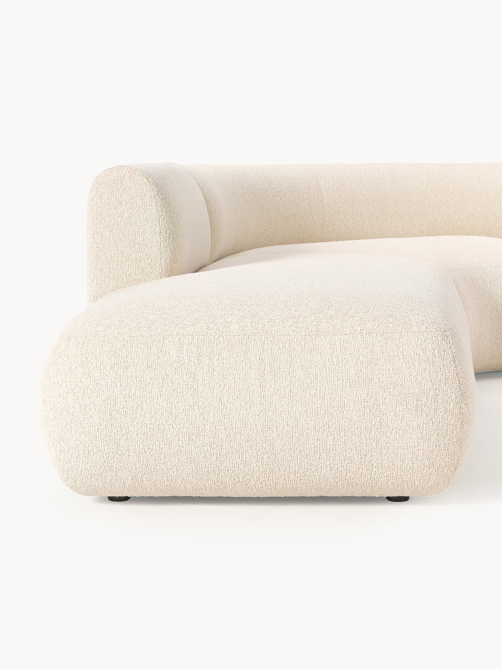 Modulares Bouclé-Ecksofa Sofia (4-Sitzer)