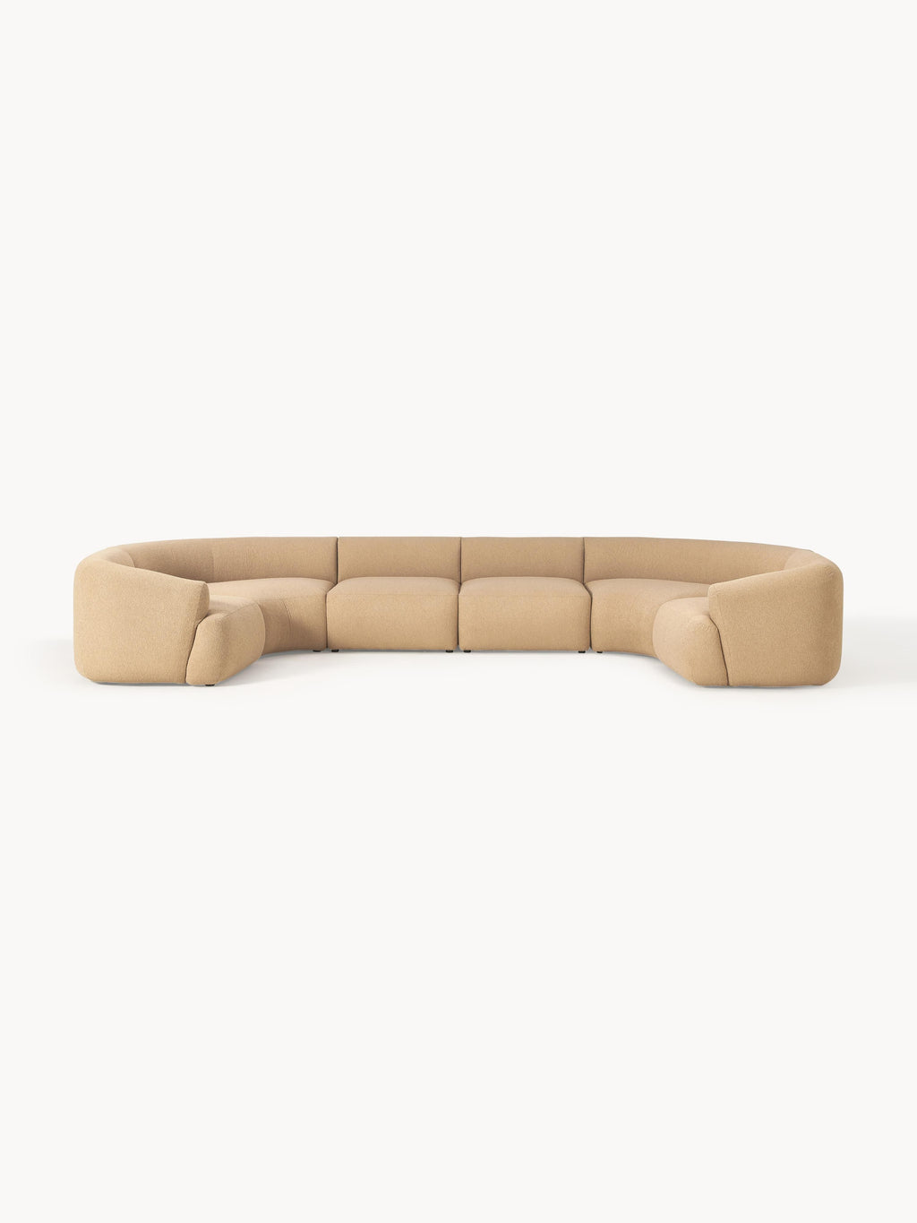 Modulares Bouclé-XL-Sofa Sofia