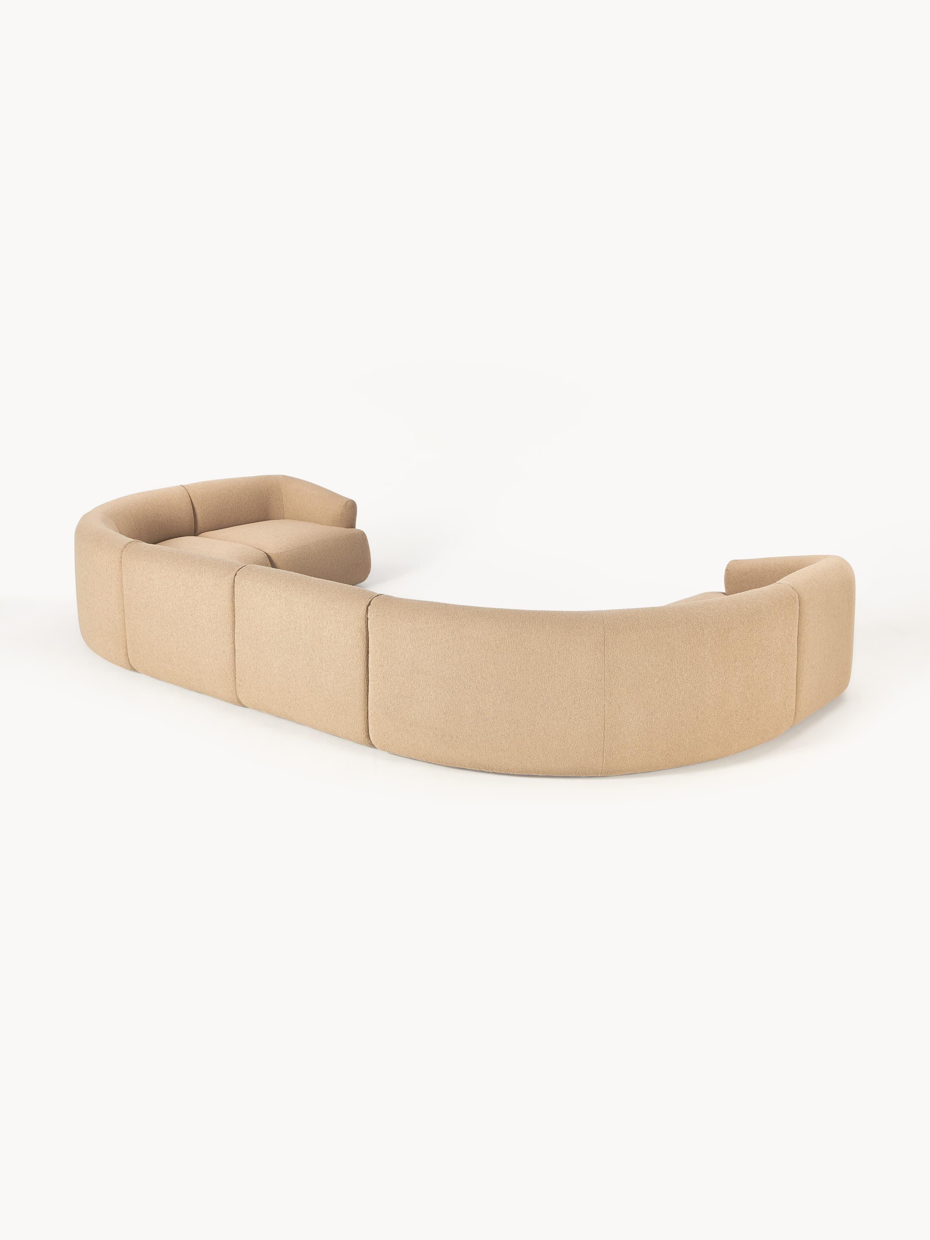 Modulares Bouclé-XL-Sofa Sofia