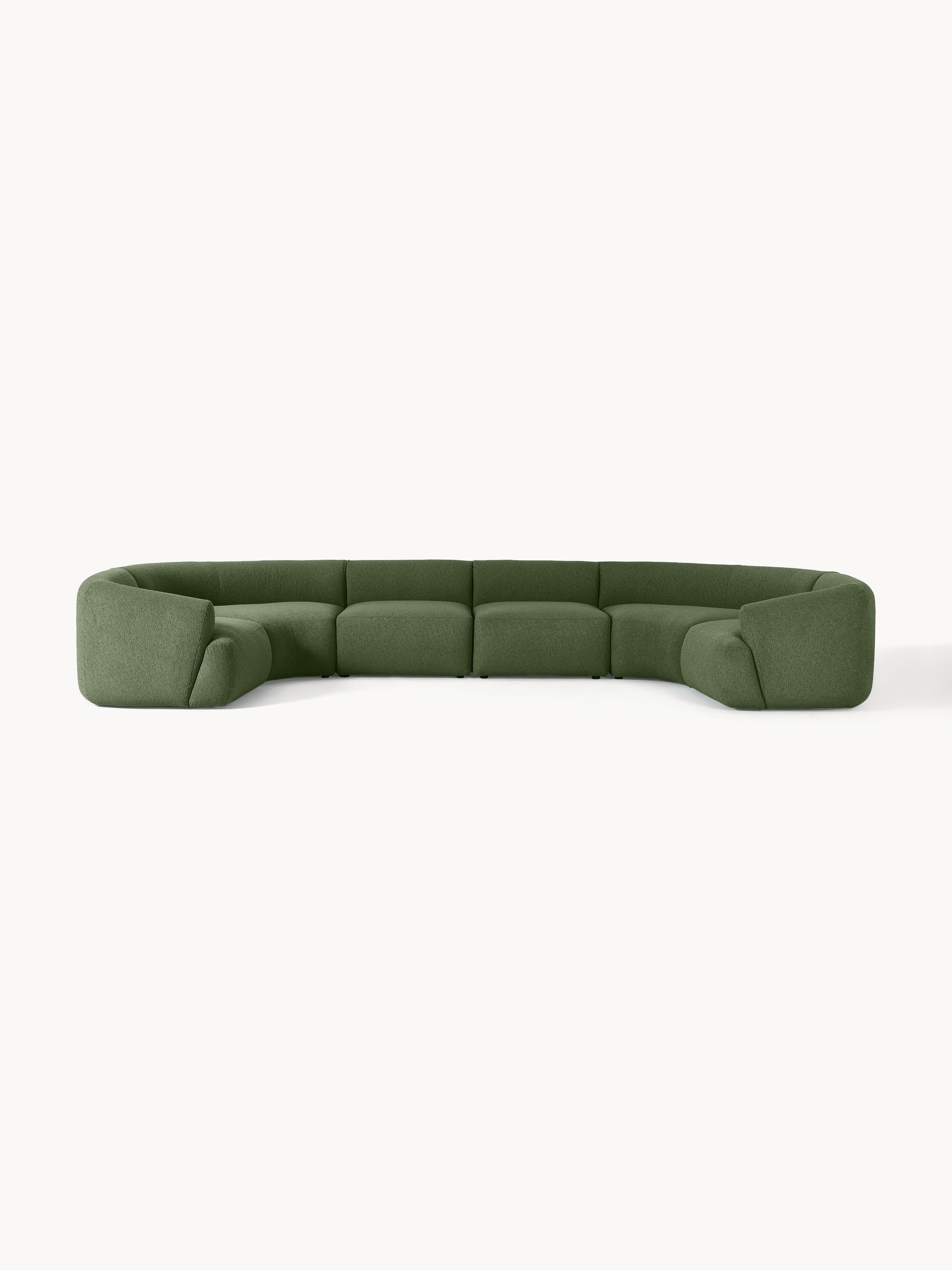 Modulares Bouclé-XL-Sofa Sofia