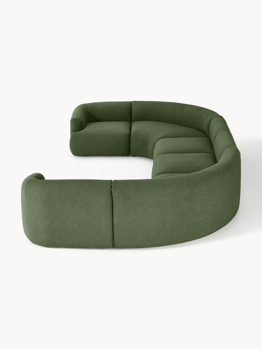 Modulares Bouclé-XL-Sofa Sofia