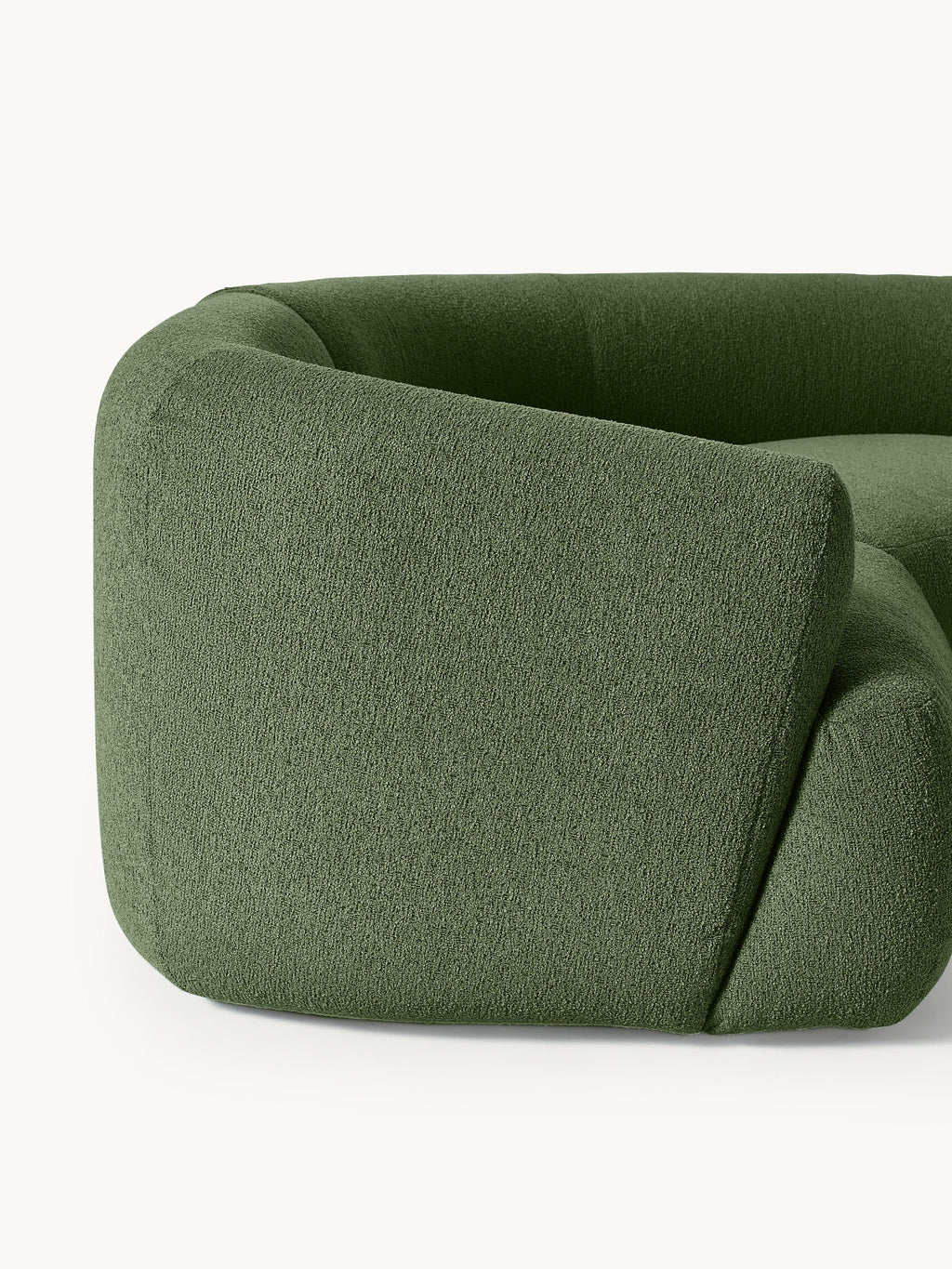 Modulares Bouclé-XL-Sofa Sofia