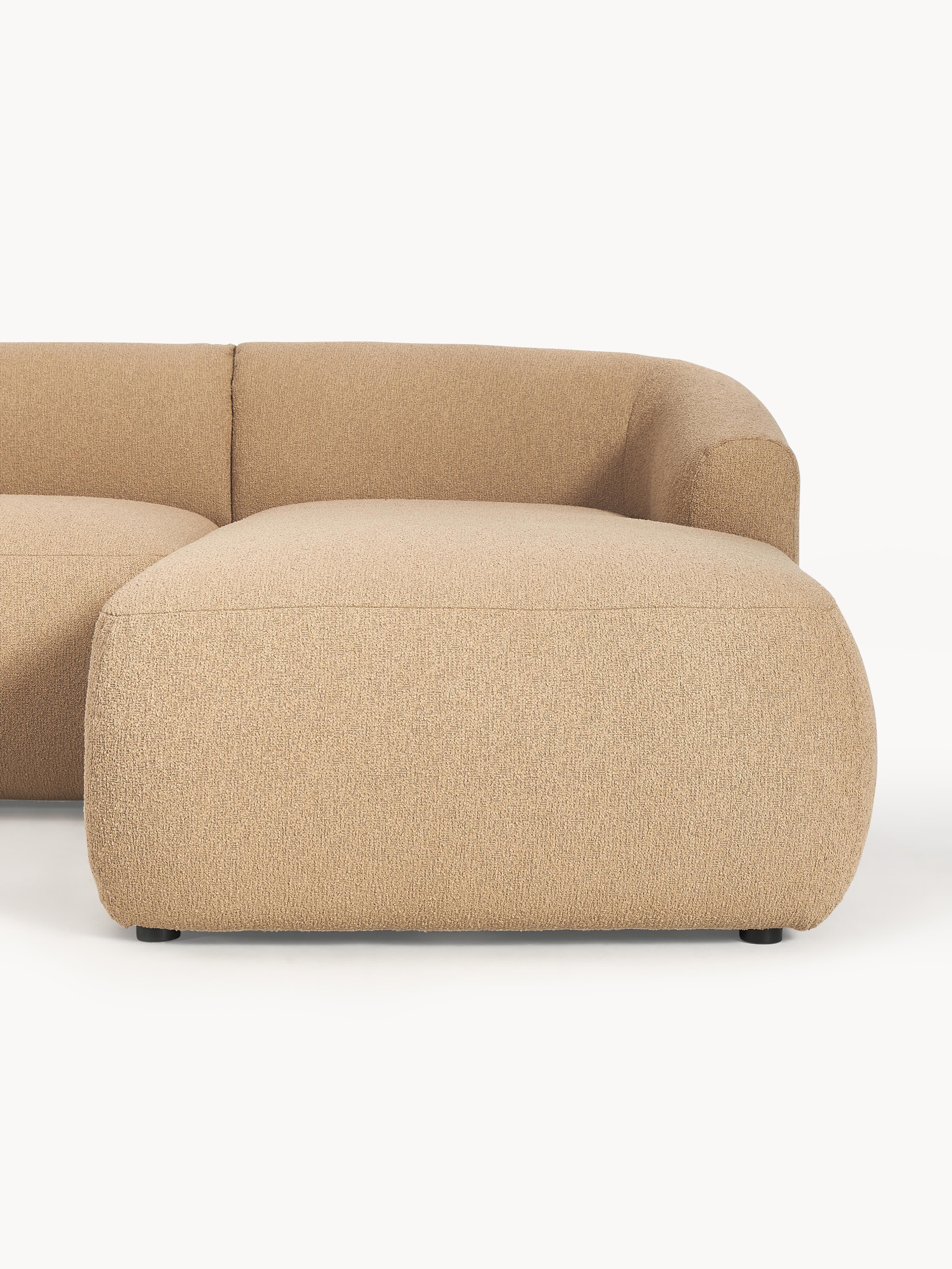 Modulares Bouclé-XL-Sofa Sofia