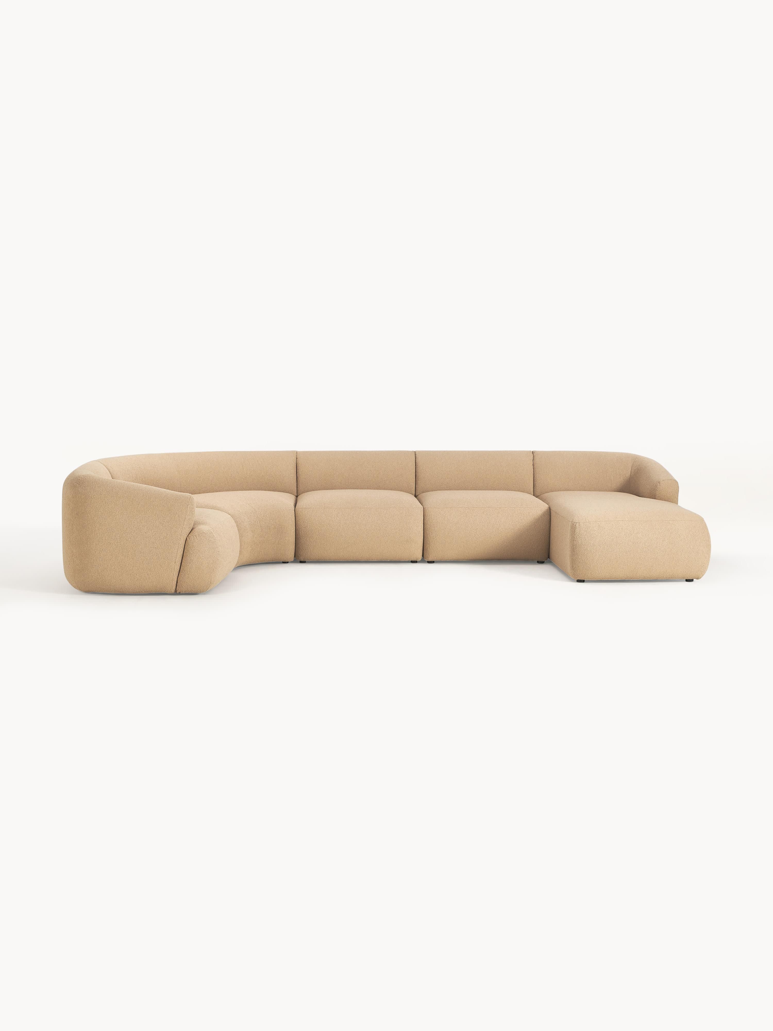 Modulares Bouclé-XL-Sofa Sofia