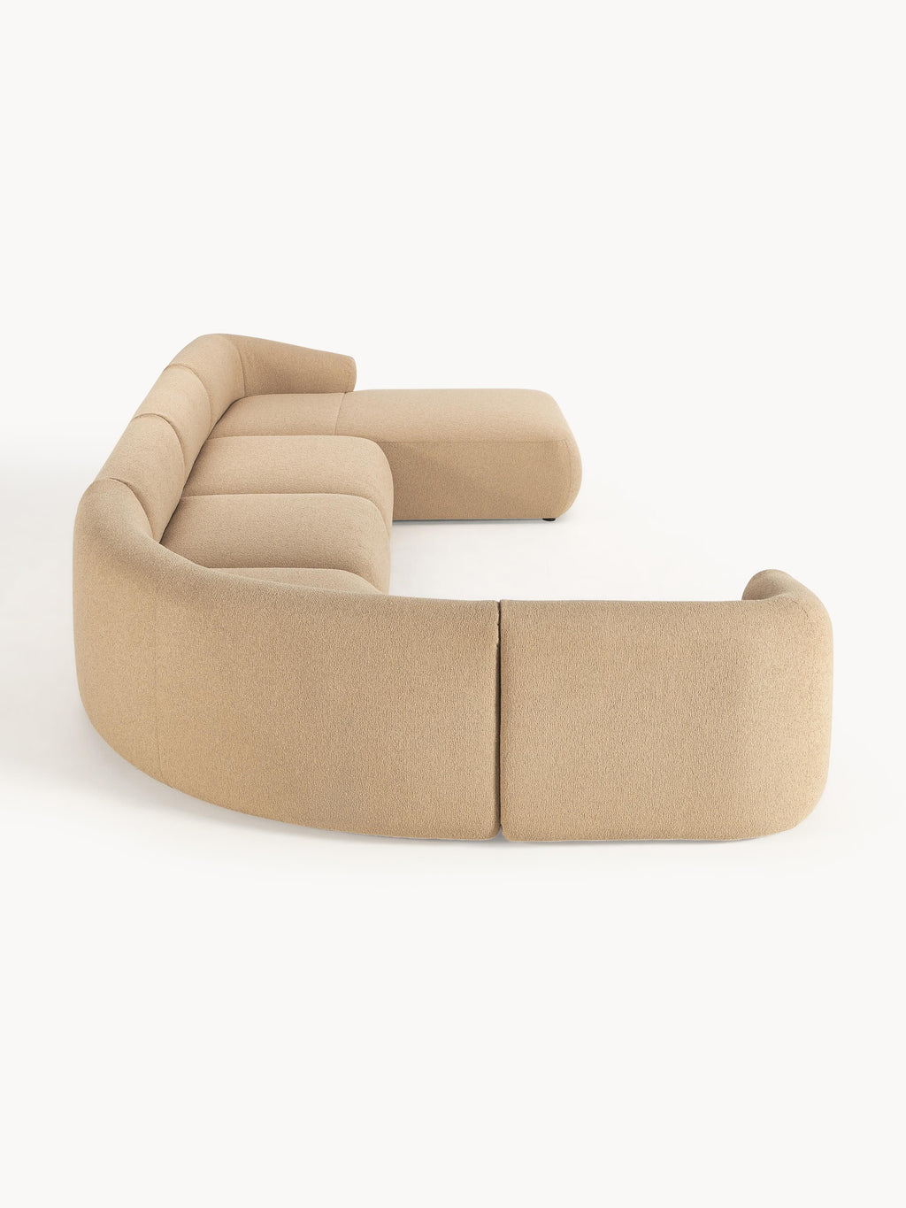Modulares Bouclé-XL-Sofa Sofia