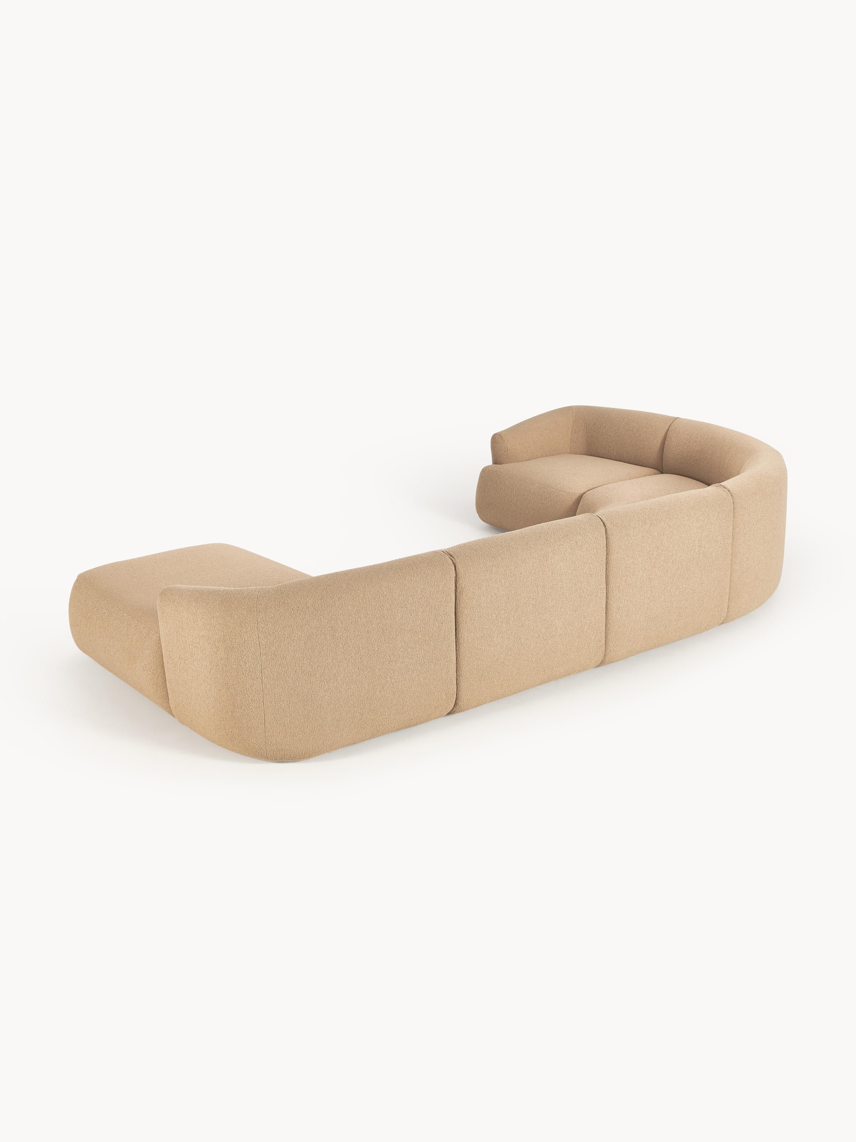 Modulares Bouclé-XL-Sofa Sofia