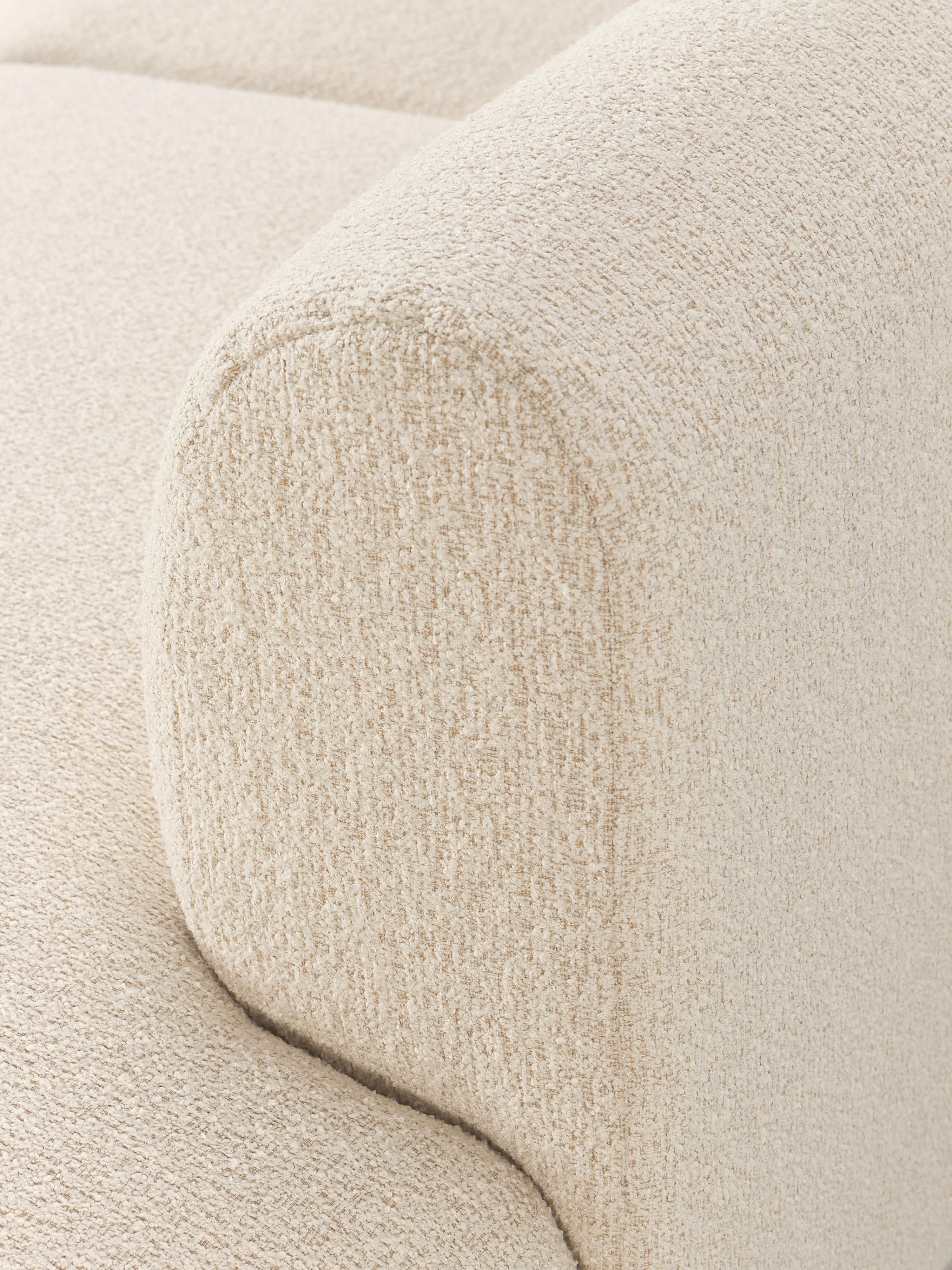 Modulares Bouclé-Ecksofa Sofia (4-Sitzer)