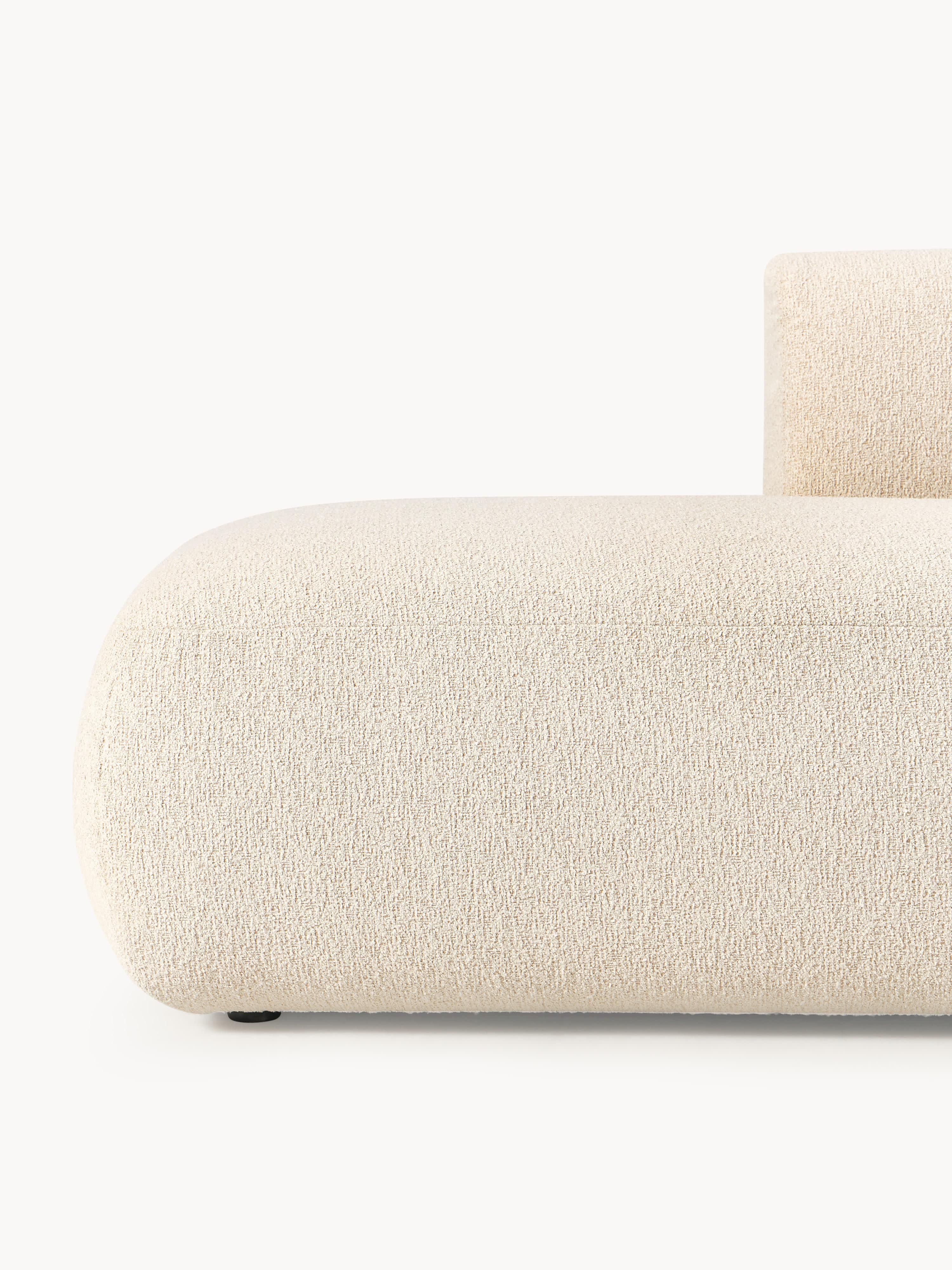 Modulares Bouclé-Ecksofa Sofia (4-Sitzer)