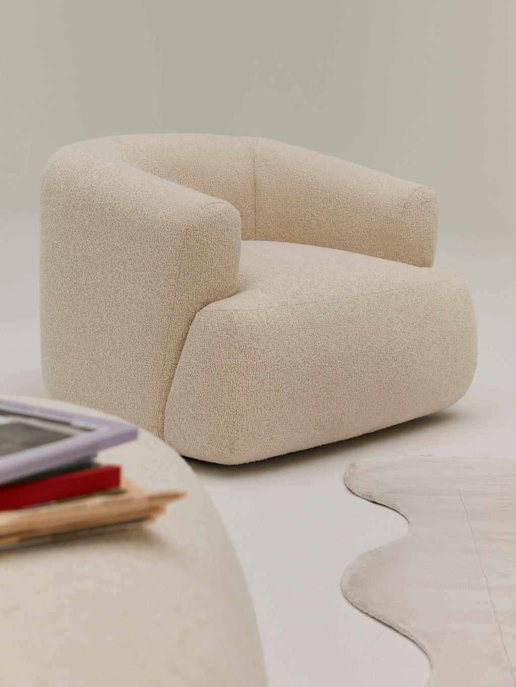 Bouclé-Sessel Sofia