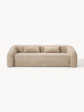 Galeriebild 1 - Schlafsofa Eliot (3-Sitzer) aus Teddy-Bouclé