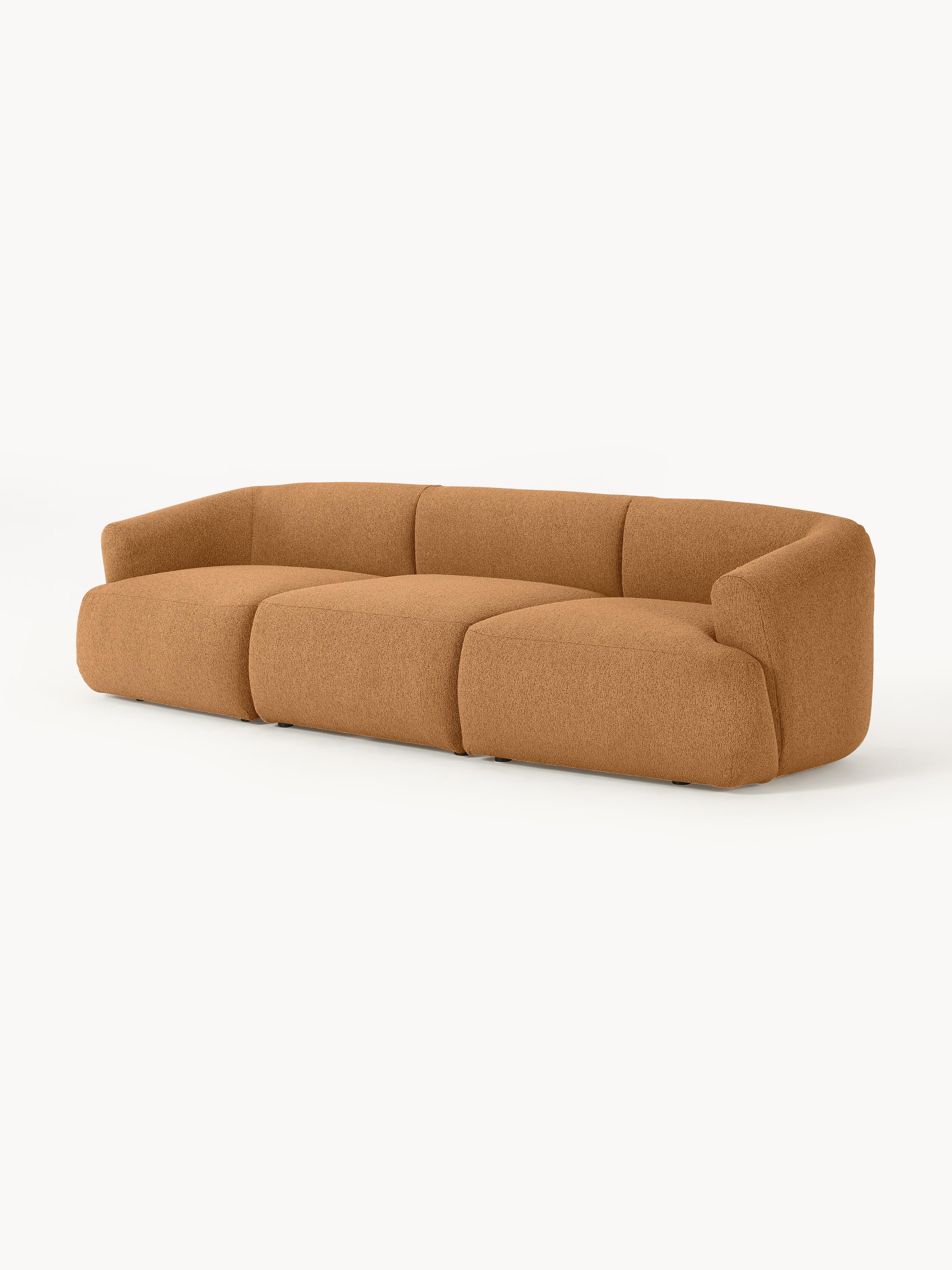 Modulares Bouclé-Sofa Sofia (3-Sitzer)
