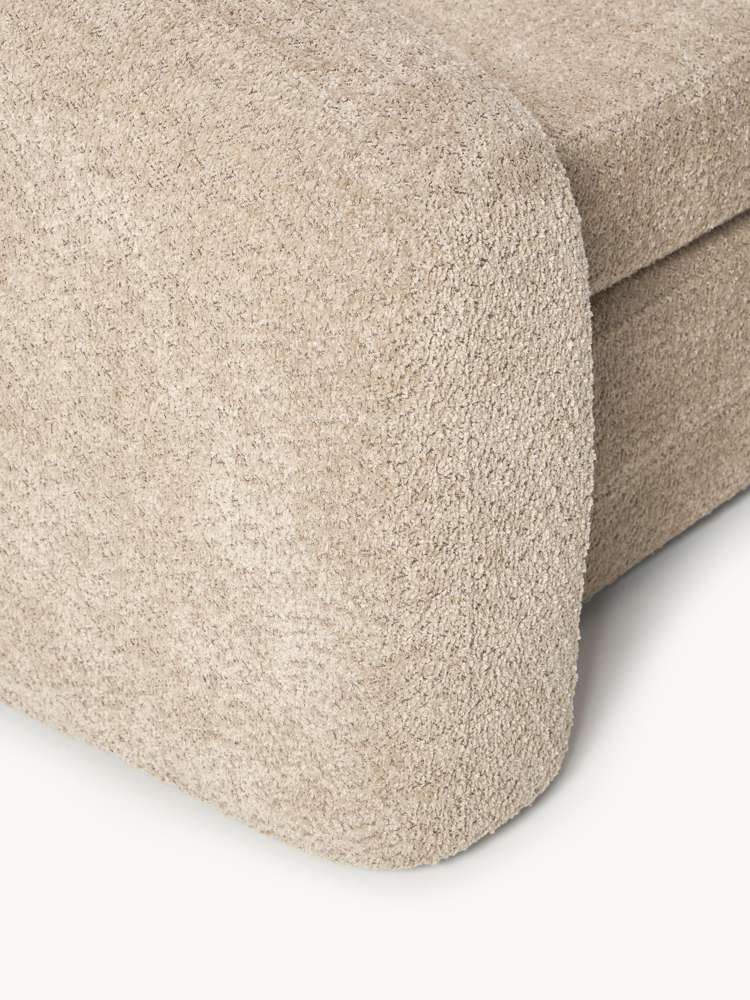 Schlafsofa Eliot (2-Sitzer) aus Teddy-Bouclé
