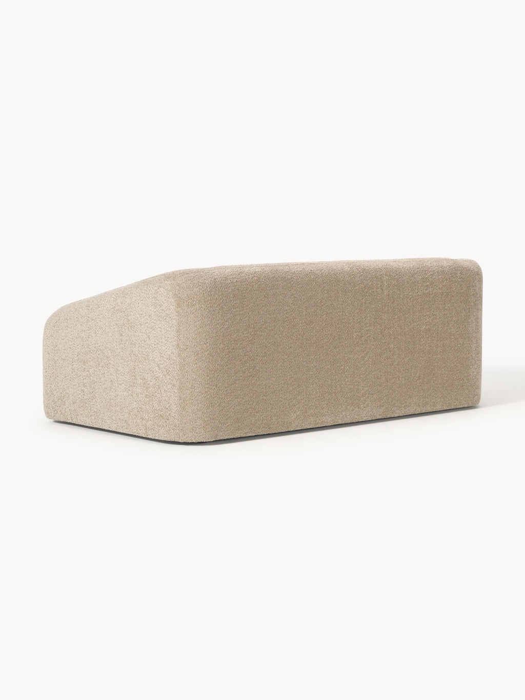 Schlafsofa Eliot (2-Sitzer) aus Teddy-Bouclé